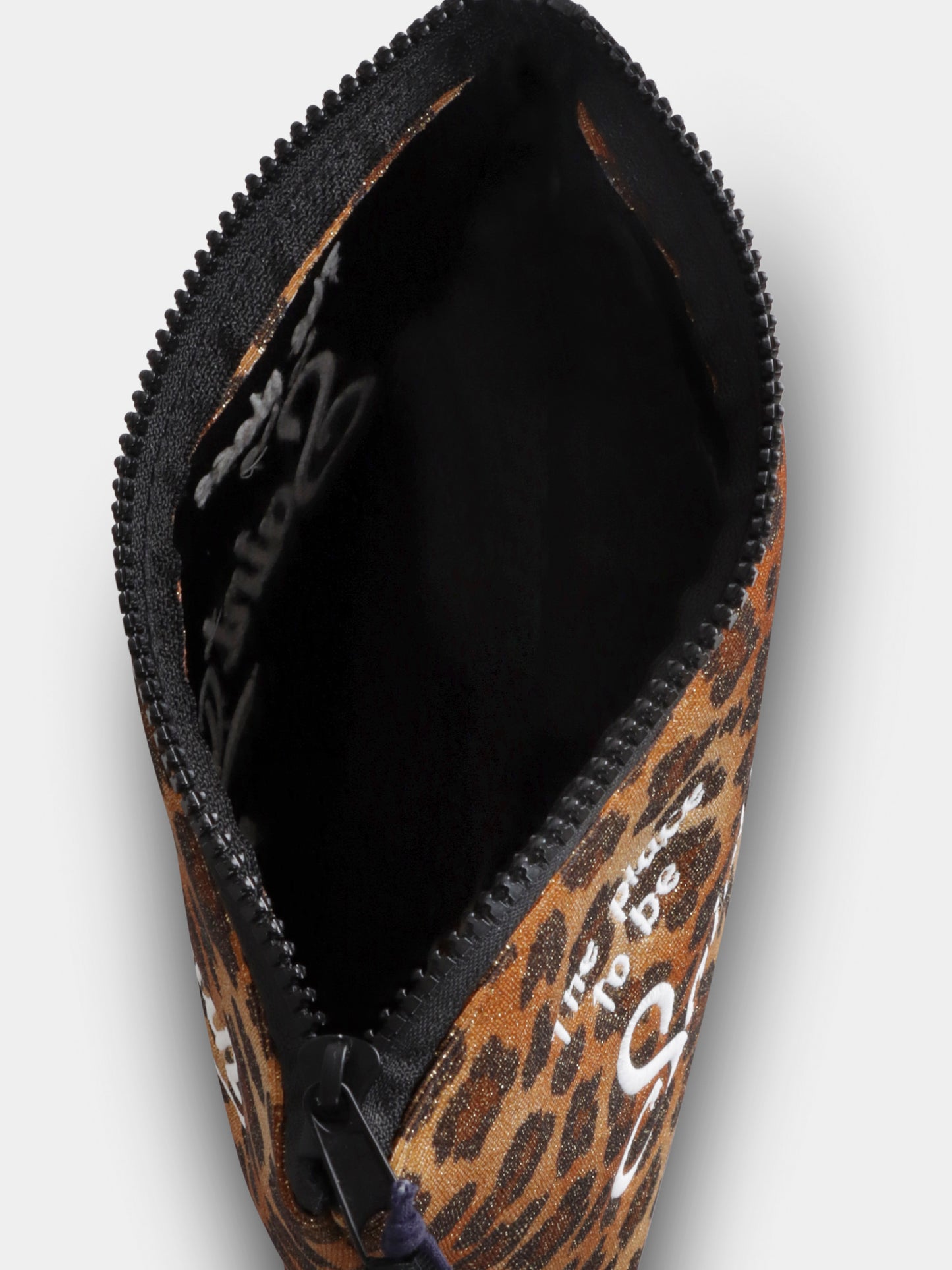 Pochette marrone per bambina con logo e stampa animalier,Mc2 Saint Barth,ALI0013 04426H