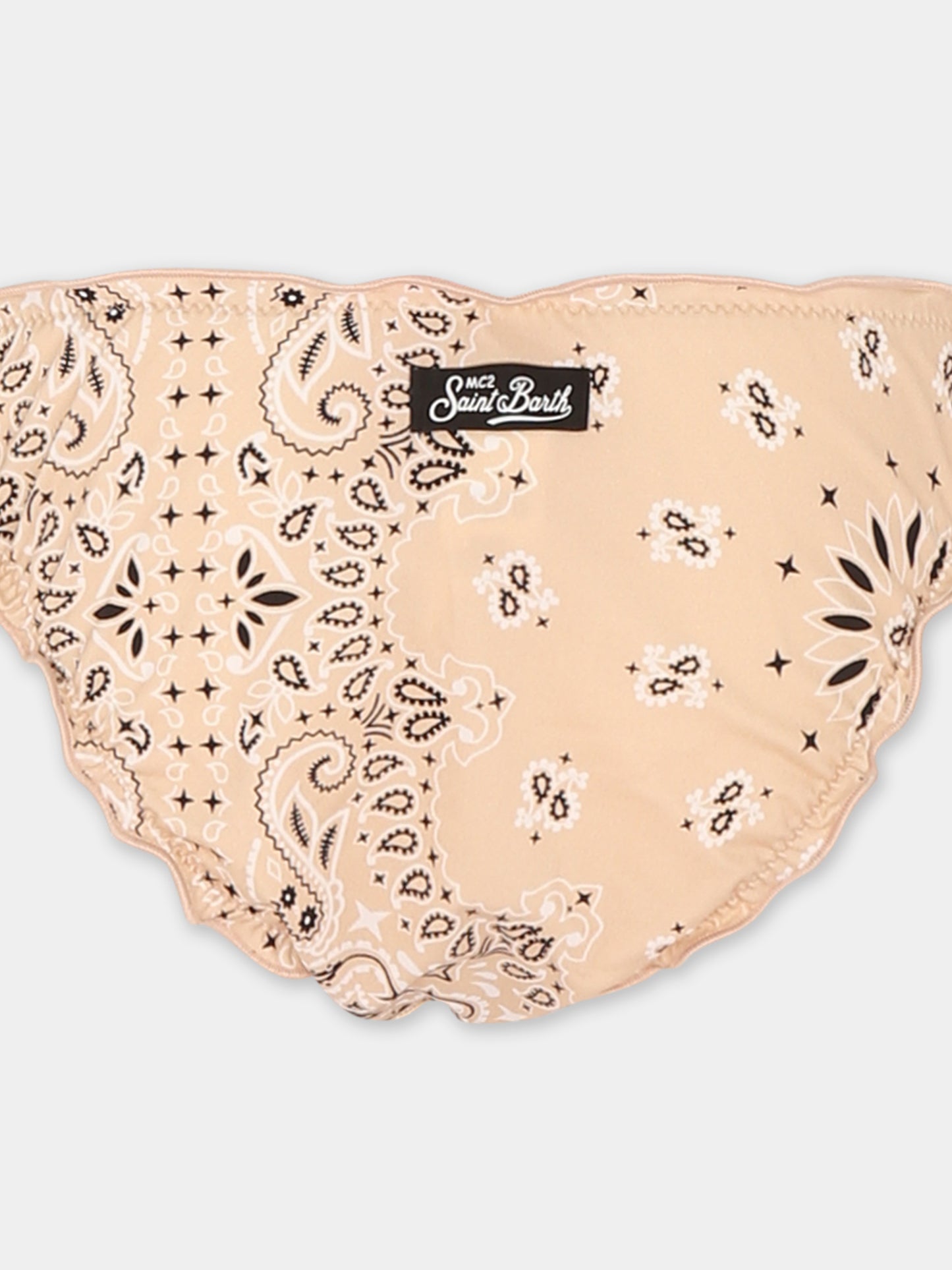 Bikini multicolor per bambina con stampa paisley