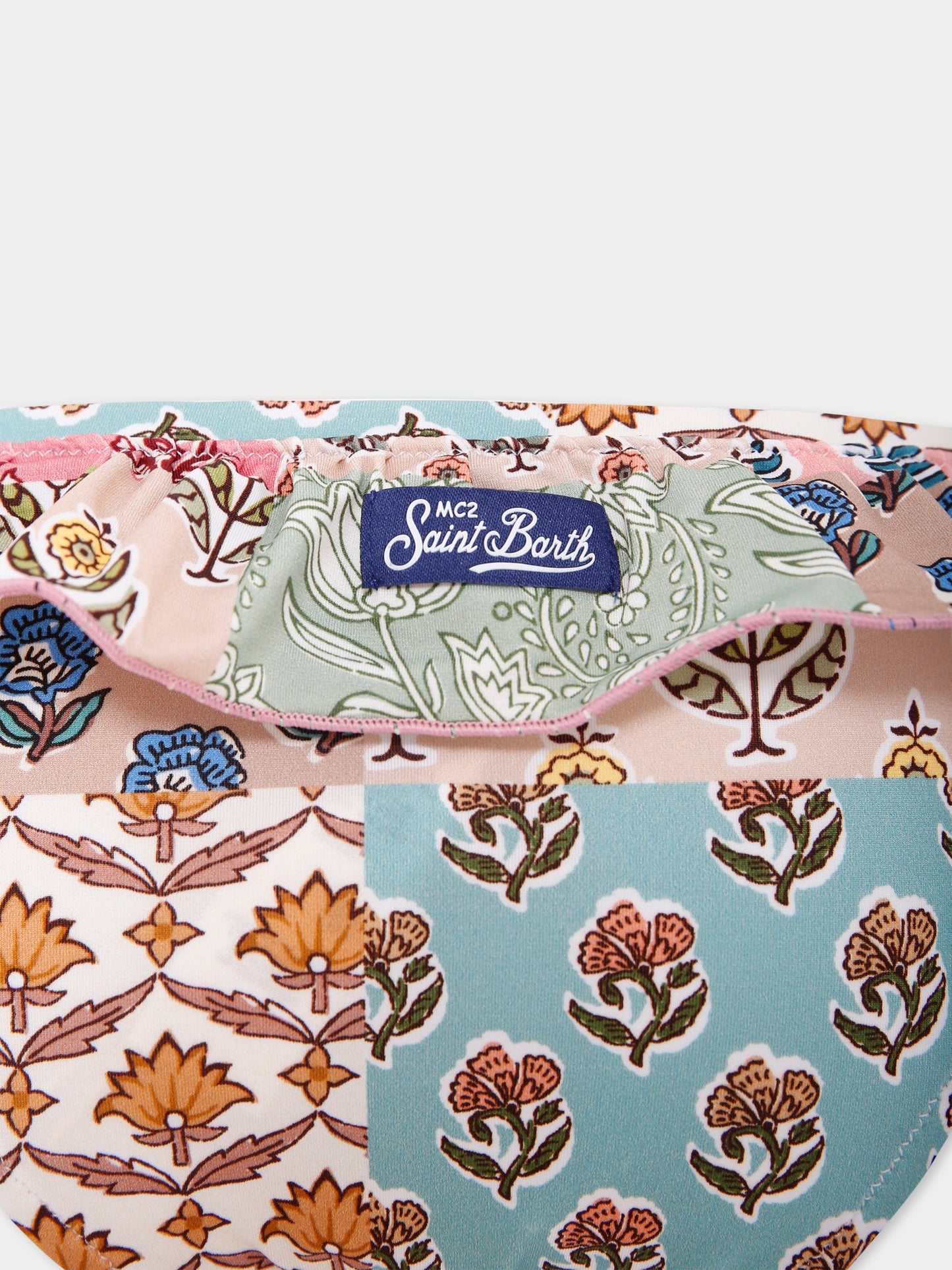 Slip mare multicolor per bambina con stampa floreale,Mc2 Saint Barth,MELL001 03882H