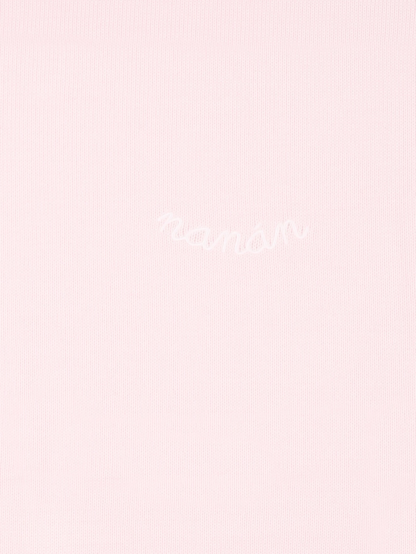 Coperta rosa per neonata con api e arcobaleno