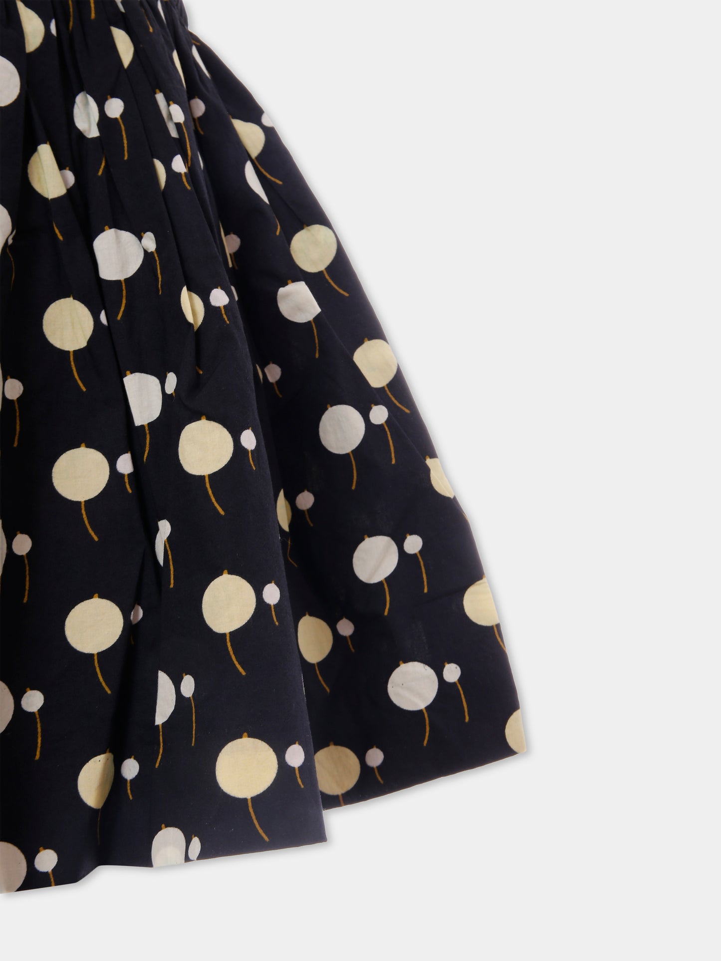 Gonna nera per bambina con ciliegia all over,Bonpoint,P05GSKW00004 699A