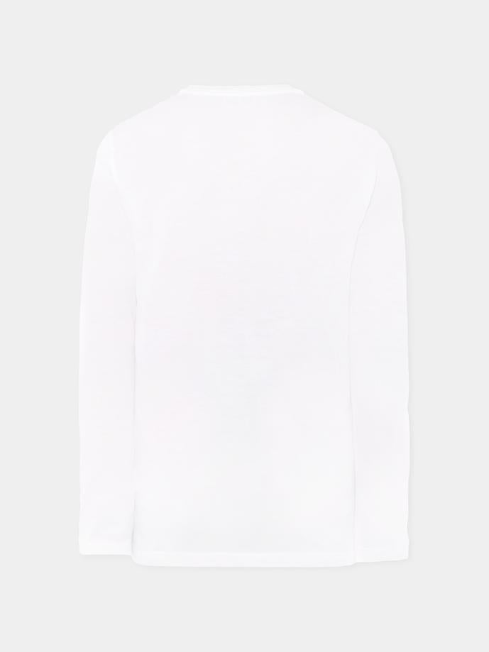 T-shirt bianca per bambino con logo,Diesel,J02474-00YI9-K100