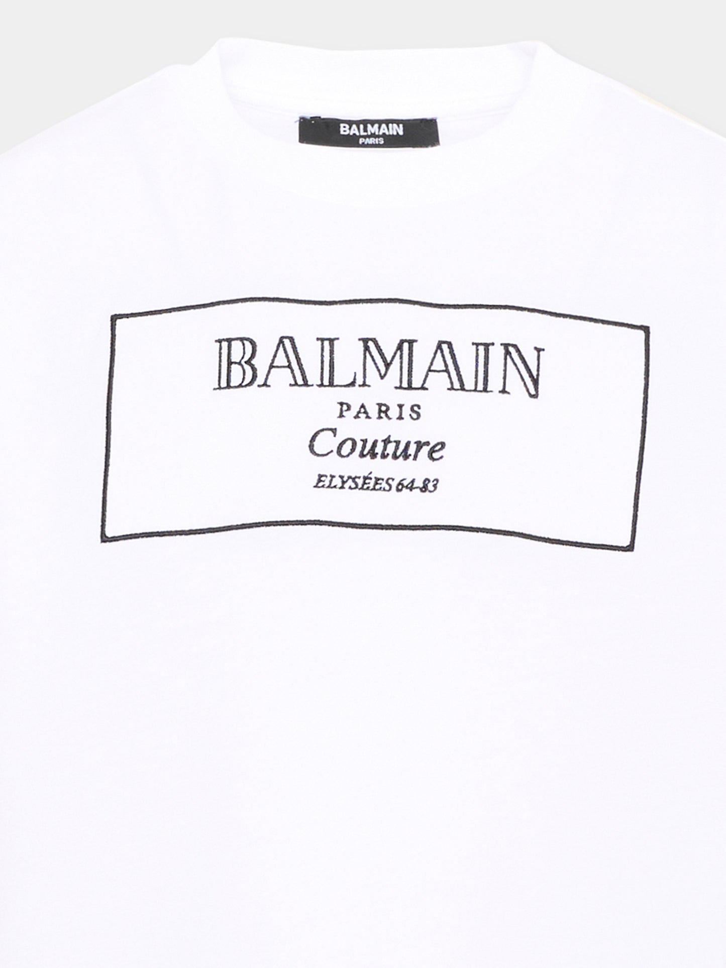 T-Shirt bianca per bambini con logo