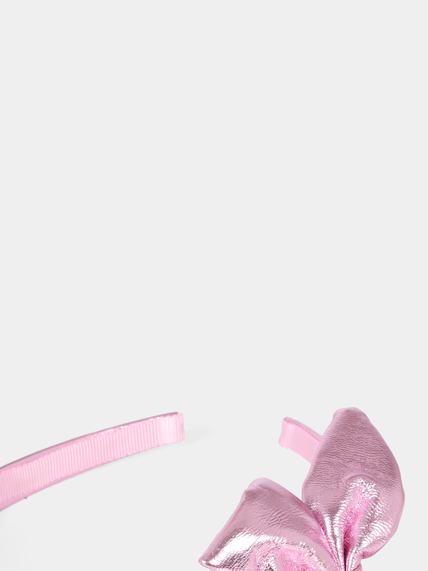 Cerchietto rosa per bambina con fiocco,Monnalisa,17F001 6073 0090