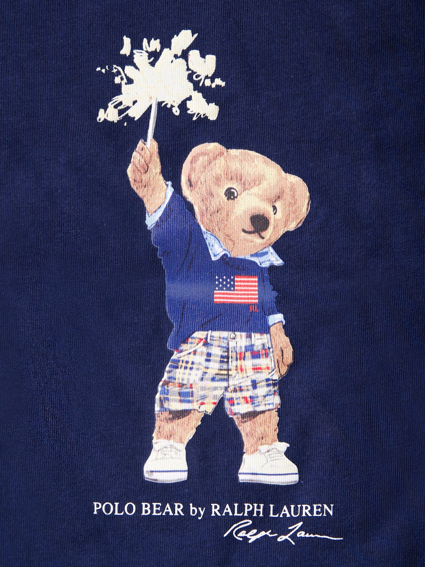 T-shirt blu per neonato con Polo Bear,Ralph Lauren Kids,979103001
