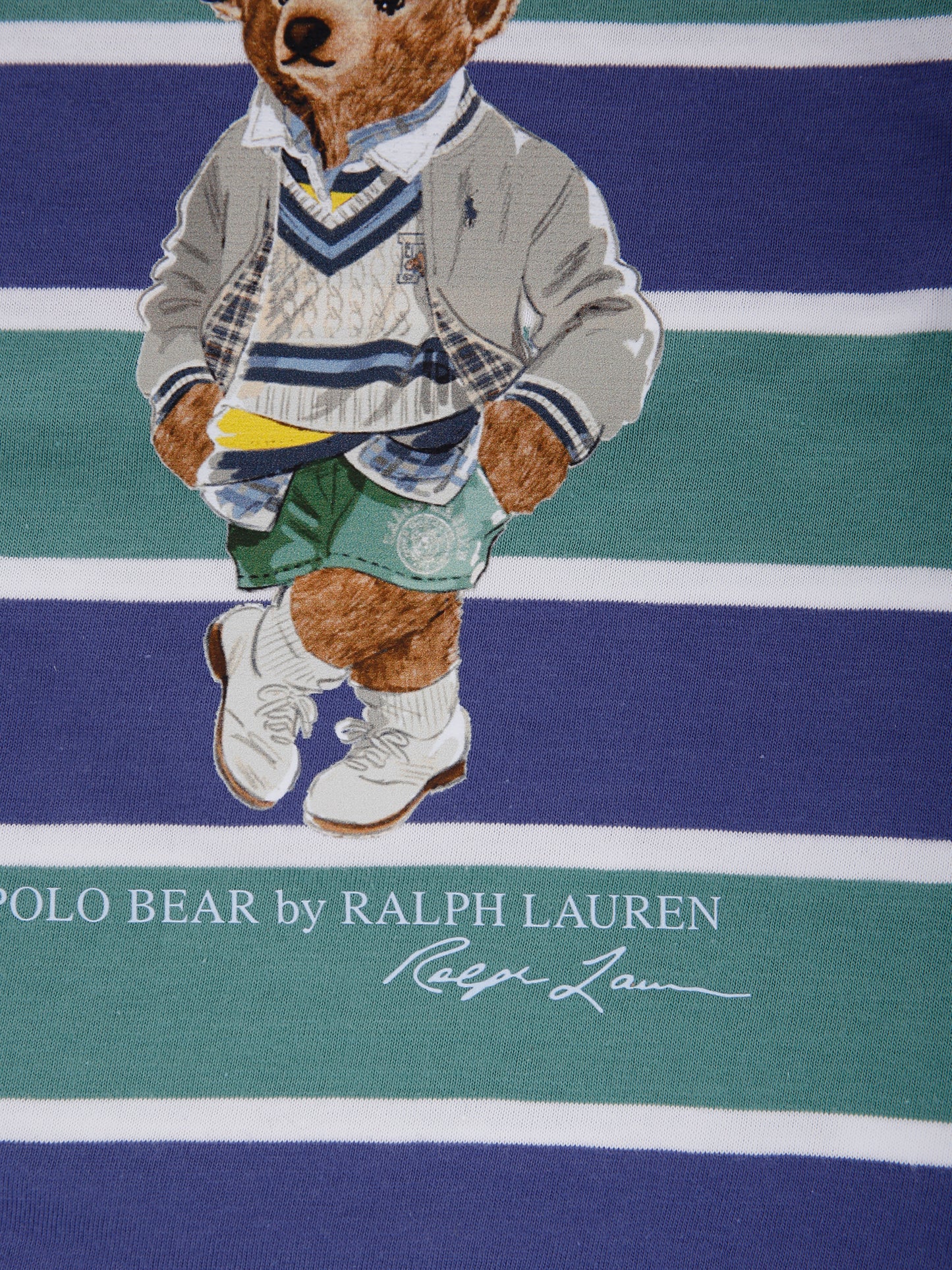 Completo blu per neonato con Polo Bear,Ralph Lauren Kids,972373001