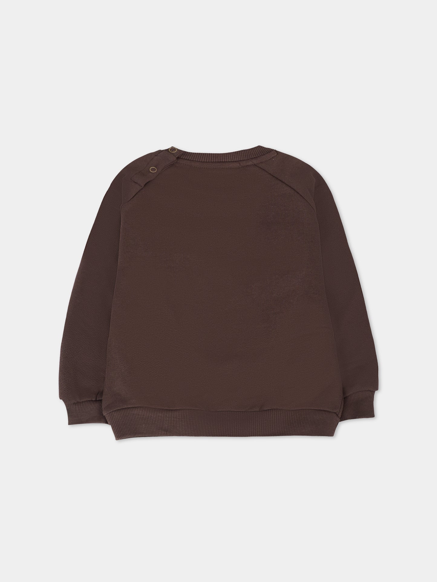 Felpa Disc marrone per neonati con orso,Molo,6W25J212 5522