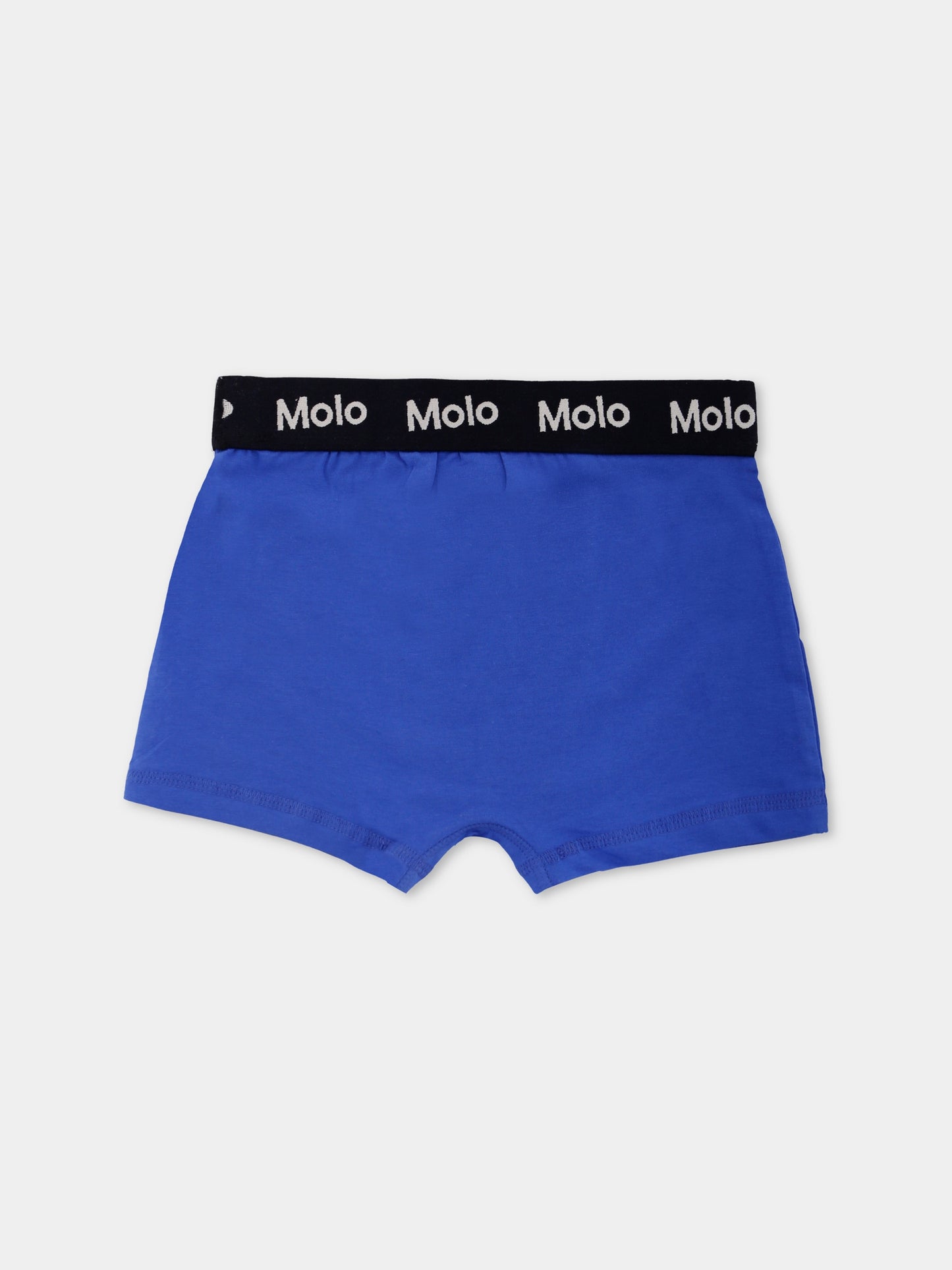 Set boxer Justin blu per bambino con smile,Molo,1W25Q201 9458