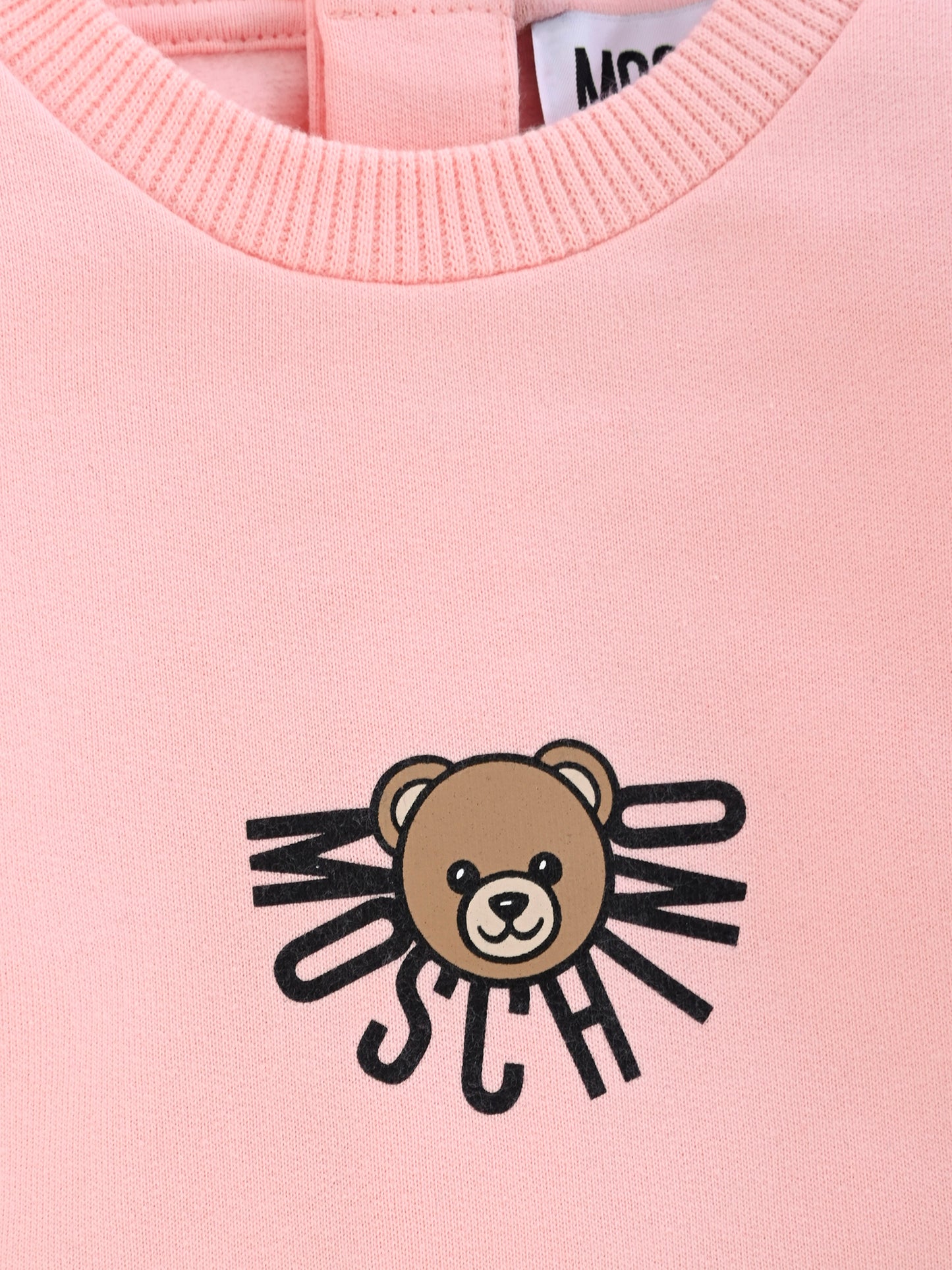 Tutina rosa per neonata con Teddy Bear,Moschino Kids,MNY05L LCA40 50209