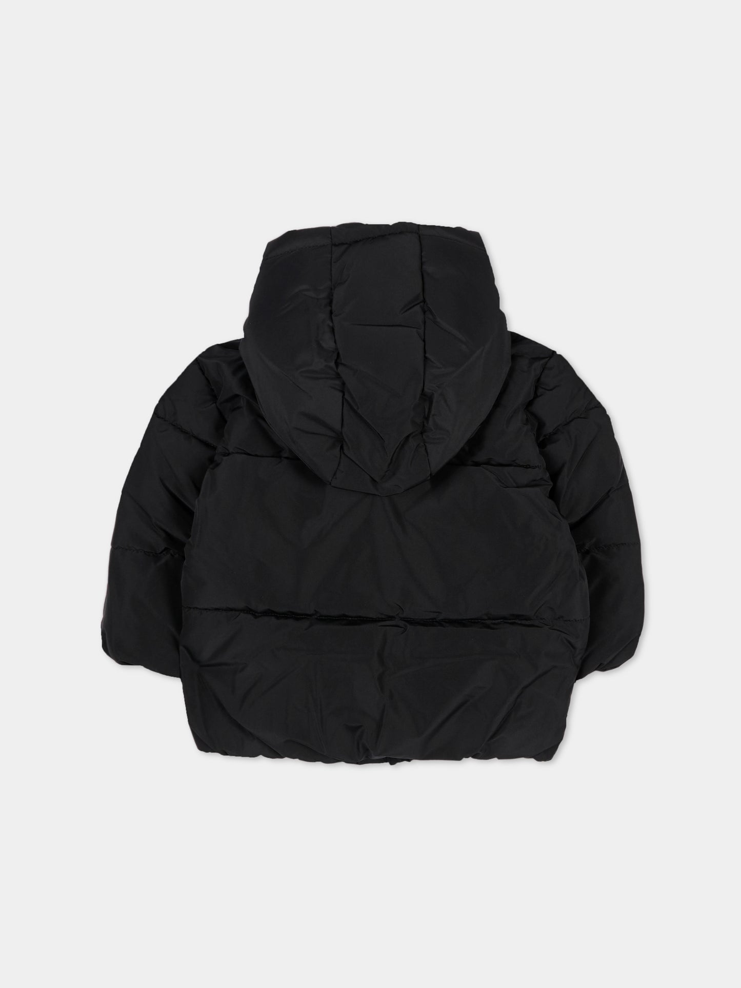 Piumino nero per neonato con logo,Boss,J52476 09B