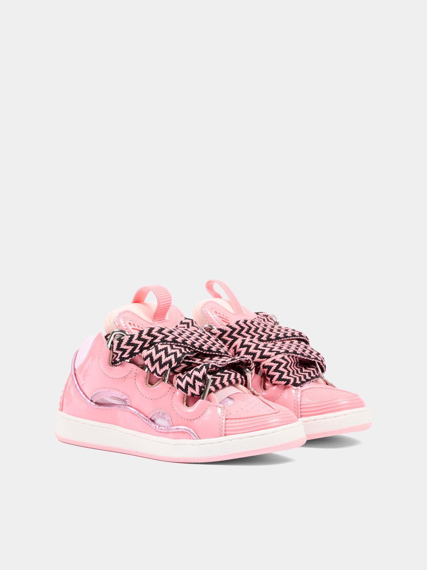 Sneakers rosa per bambina con logo,Lanvin Petite,N30327 48N