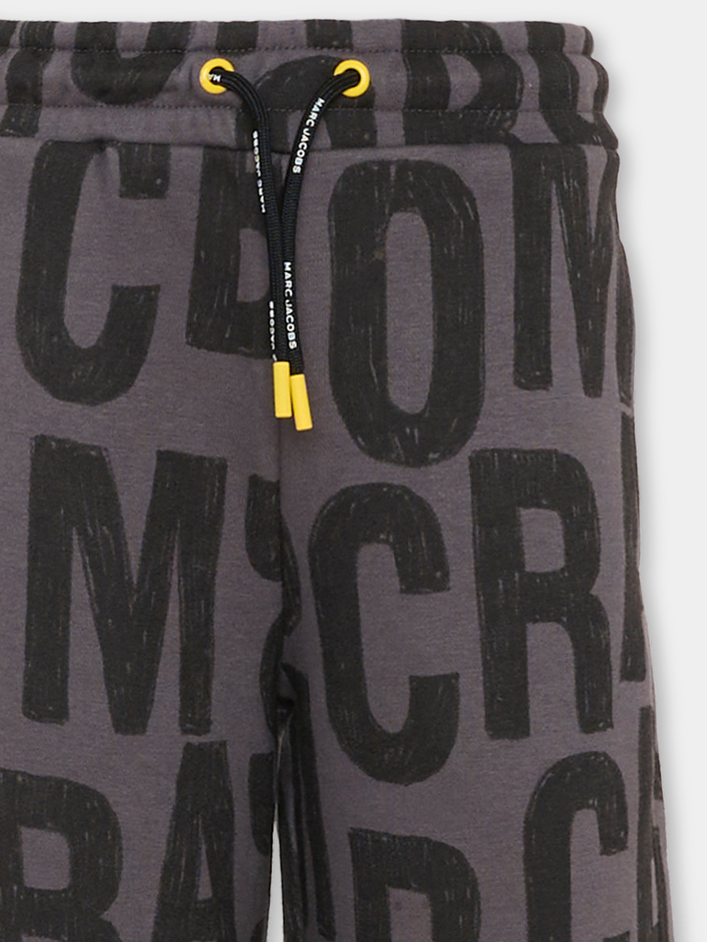 Pantaloni grigi per bambini con logo,Marc Jacobs,W60647 075