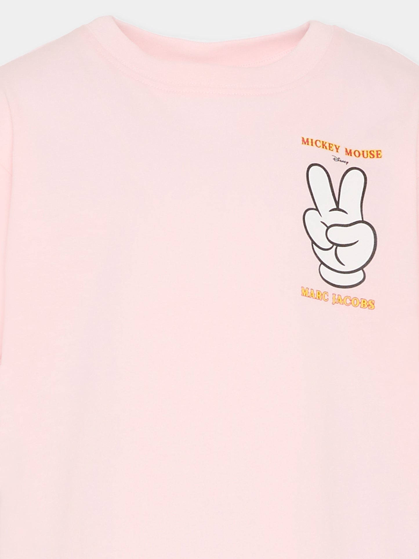 T-shirt rosa per bambina con Topolino,Marc Jacobs,W60691 475
