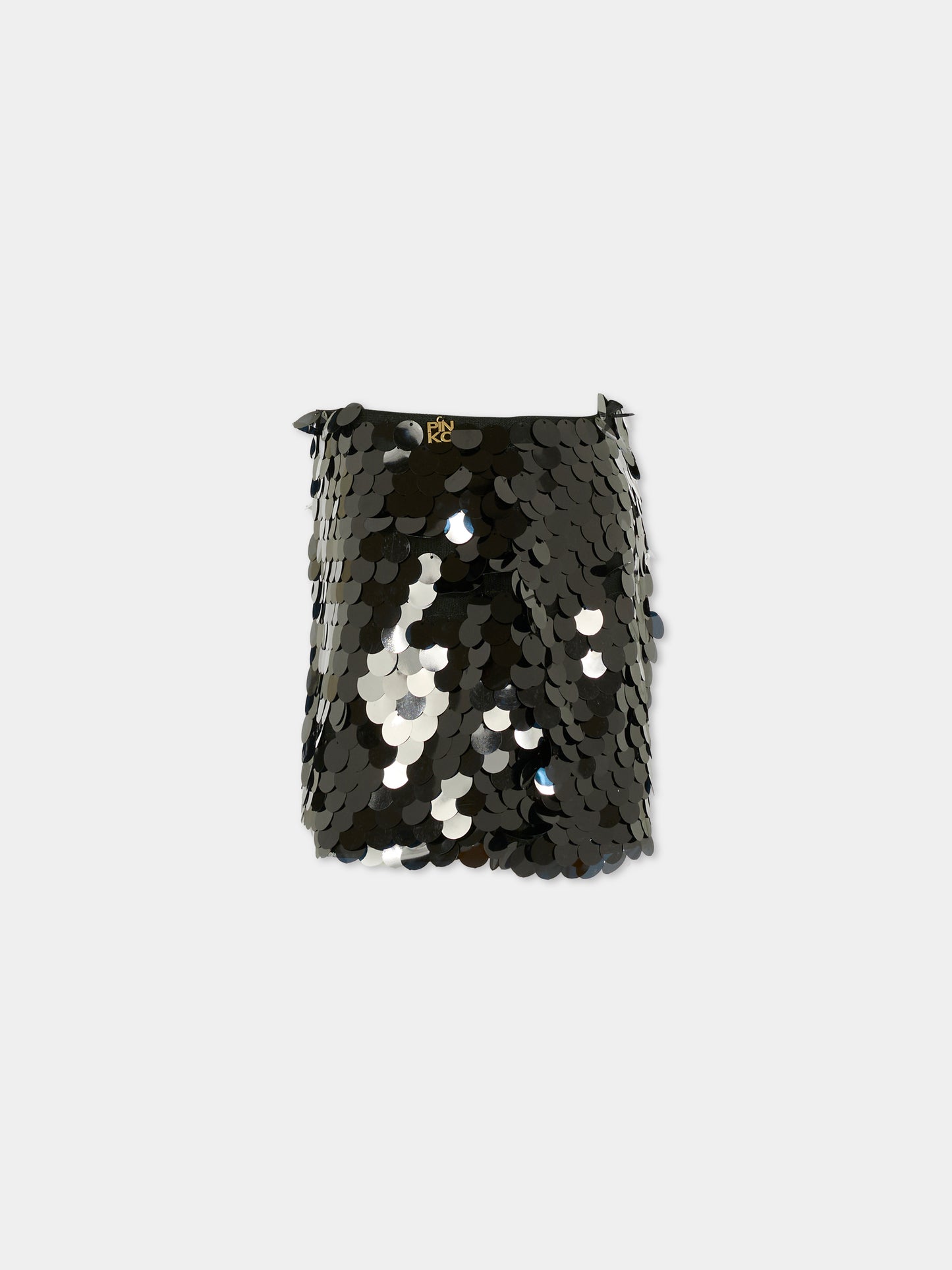 Gonna nera per bambina con paillettes