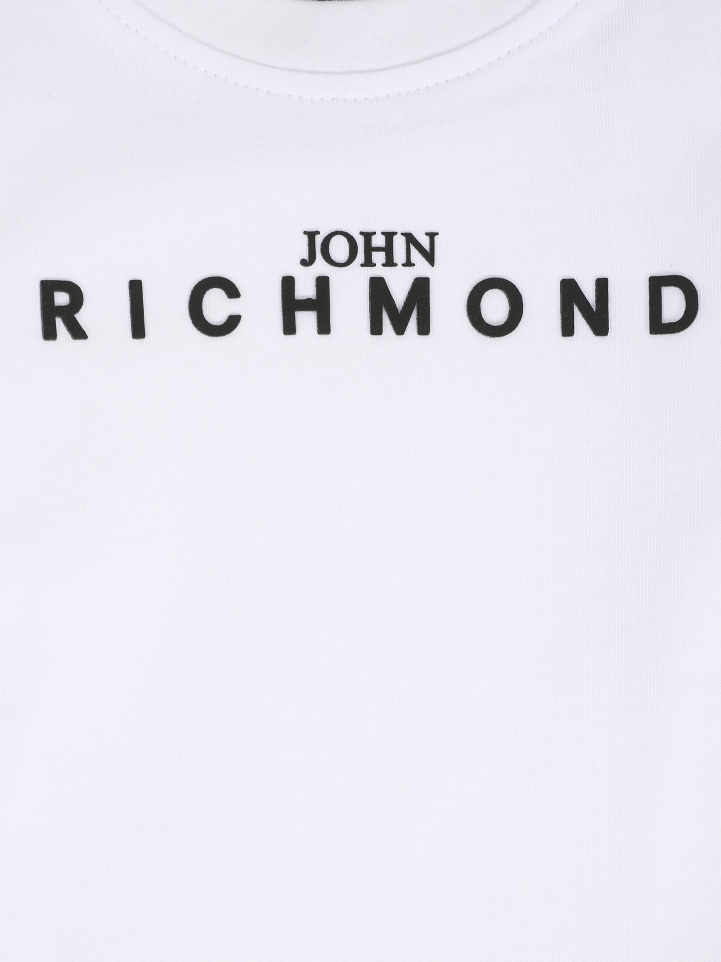 T-shirt bianca per neonati con logo,Richmond,RIA25012TS WHITE