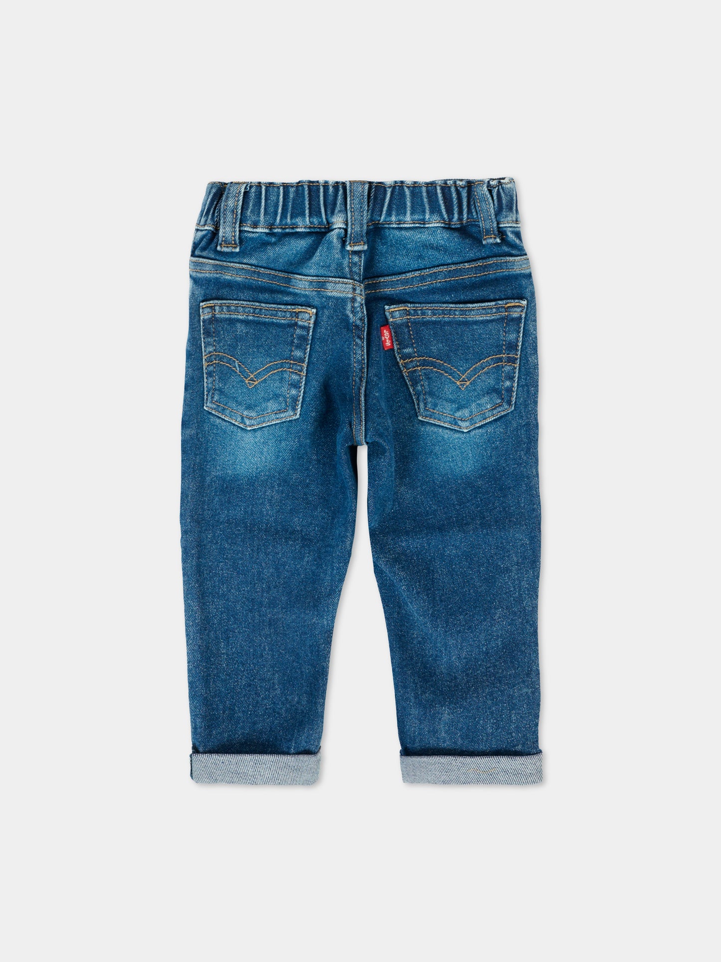 Jeans denim per neonato con logo,Levi's Kids,6EL347 MFW