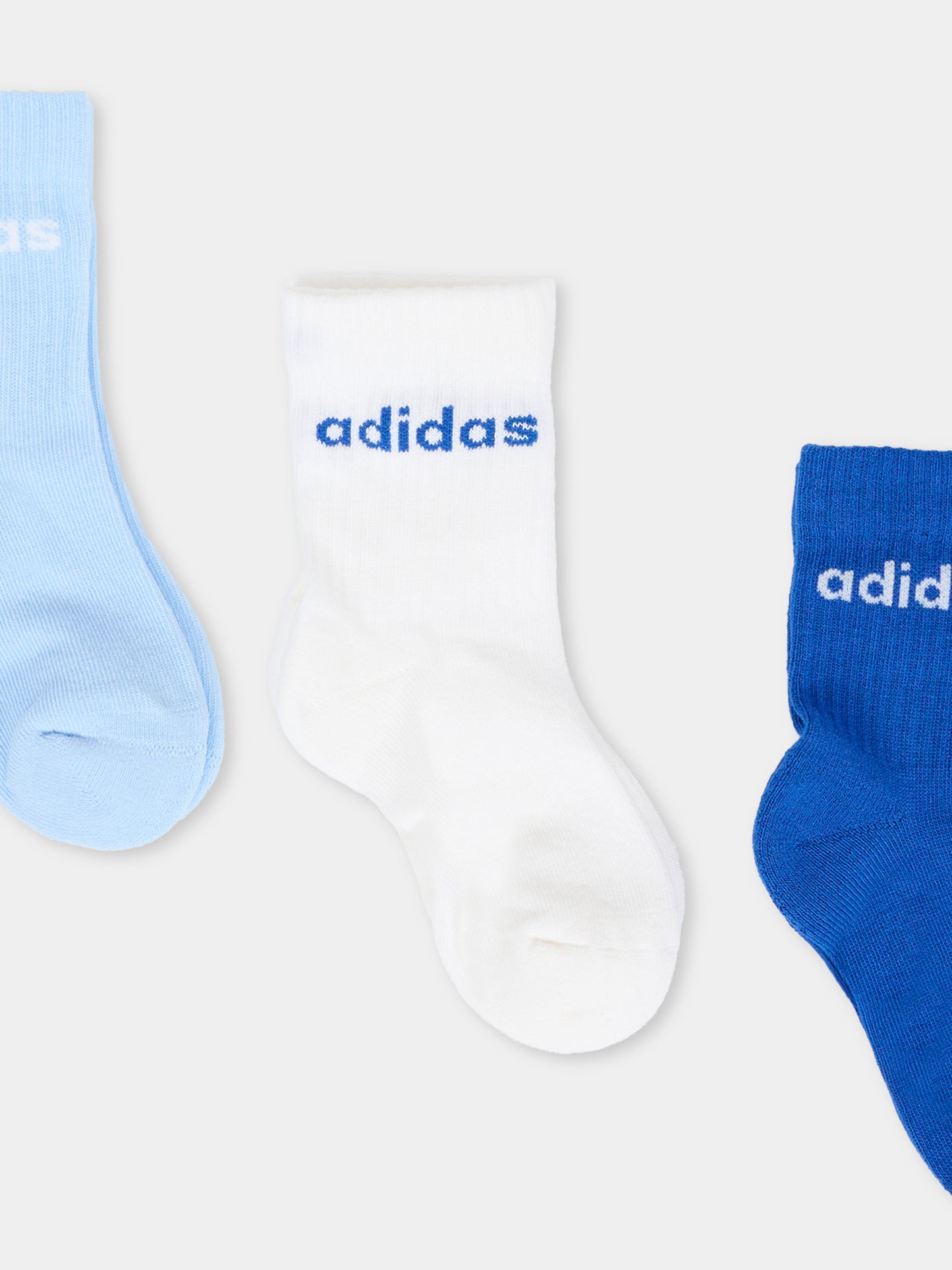 Set calze blu per bambino con logo,Adidas,JX6594