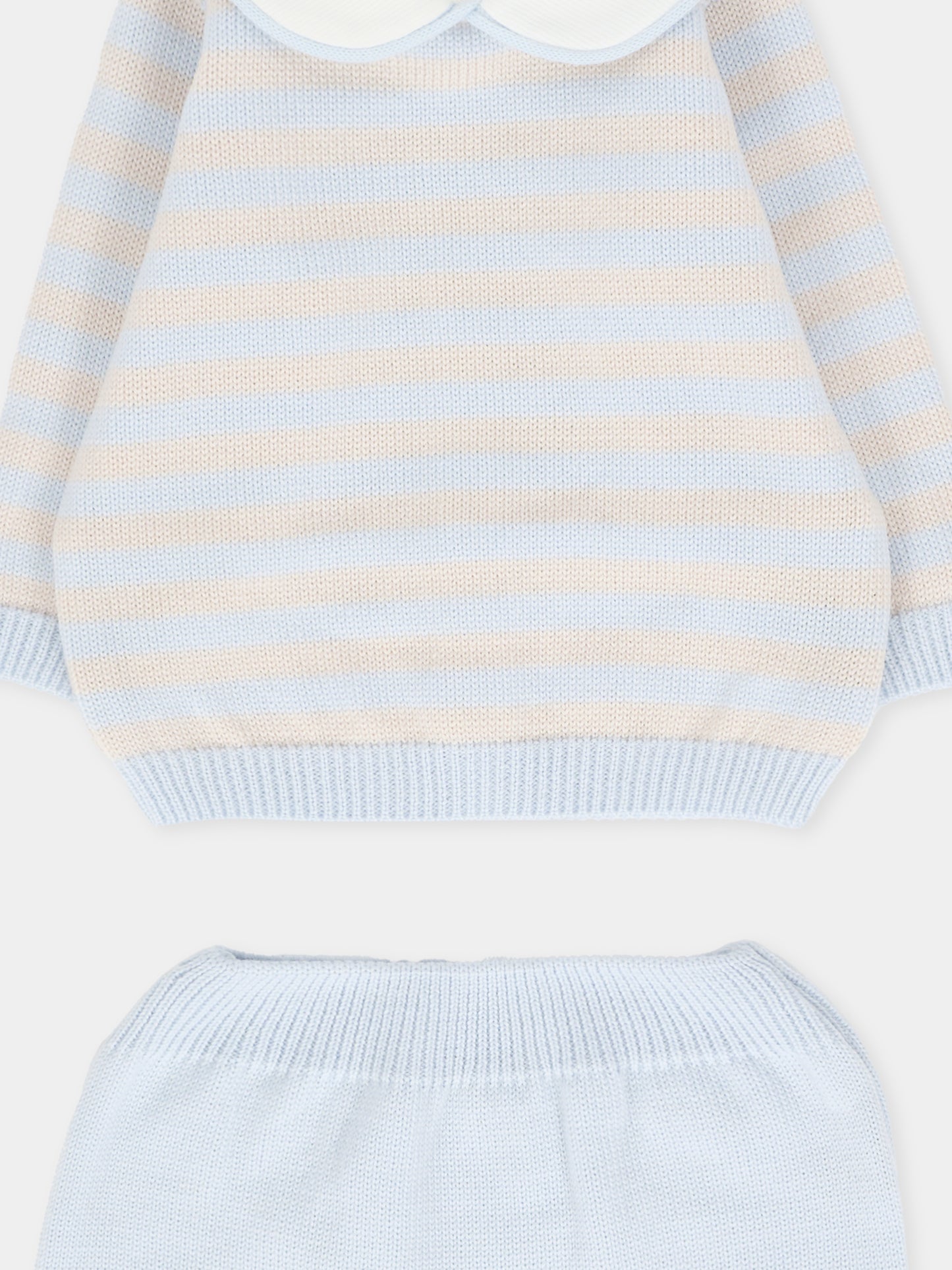 Completo celeste per neonato,Little Bear,2127 CIELO/BURRO