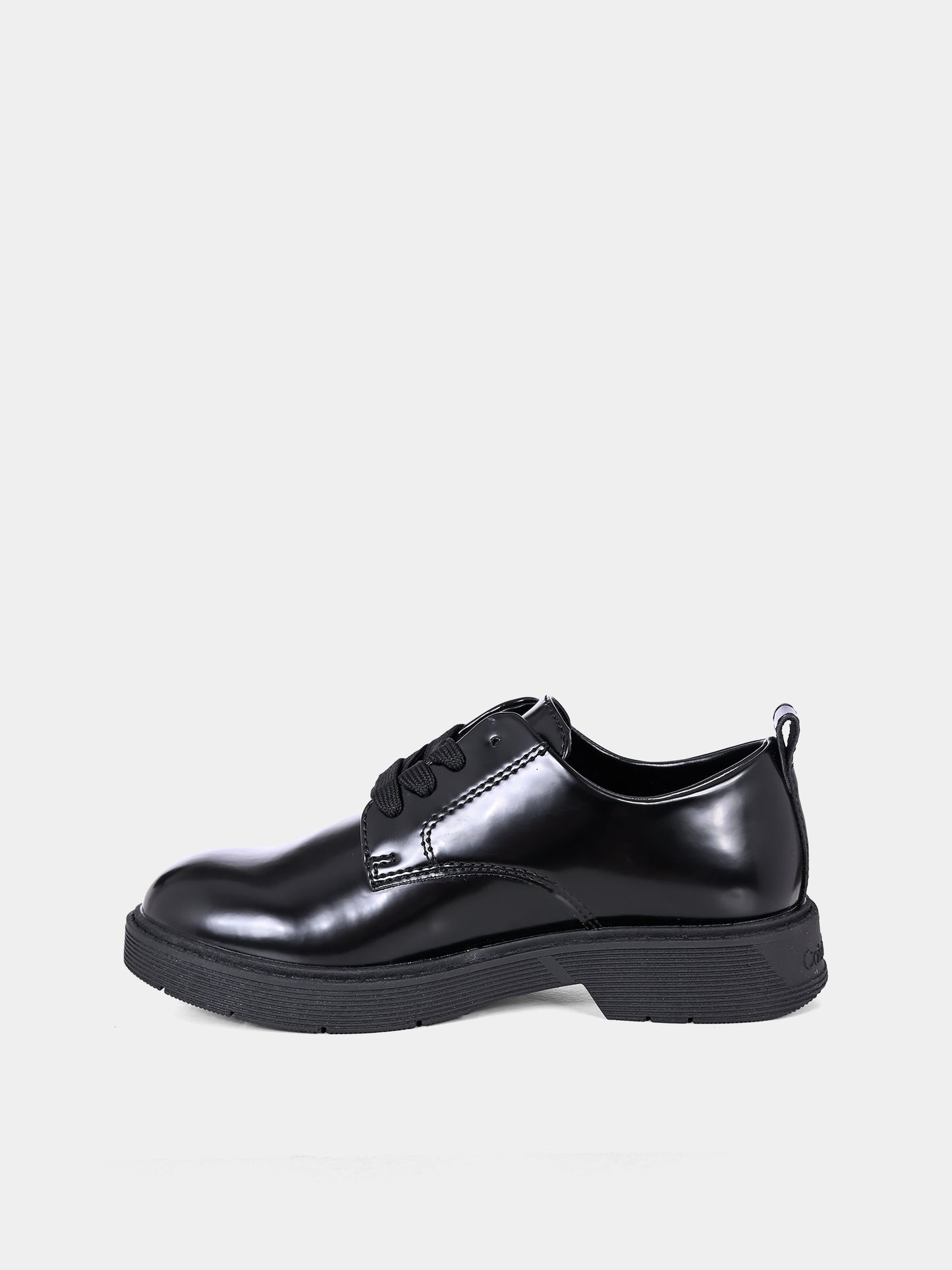 Stringate nere per bambino con logo,Calvin Klein Kids,V3X4 83182 1453999