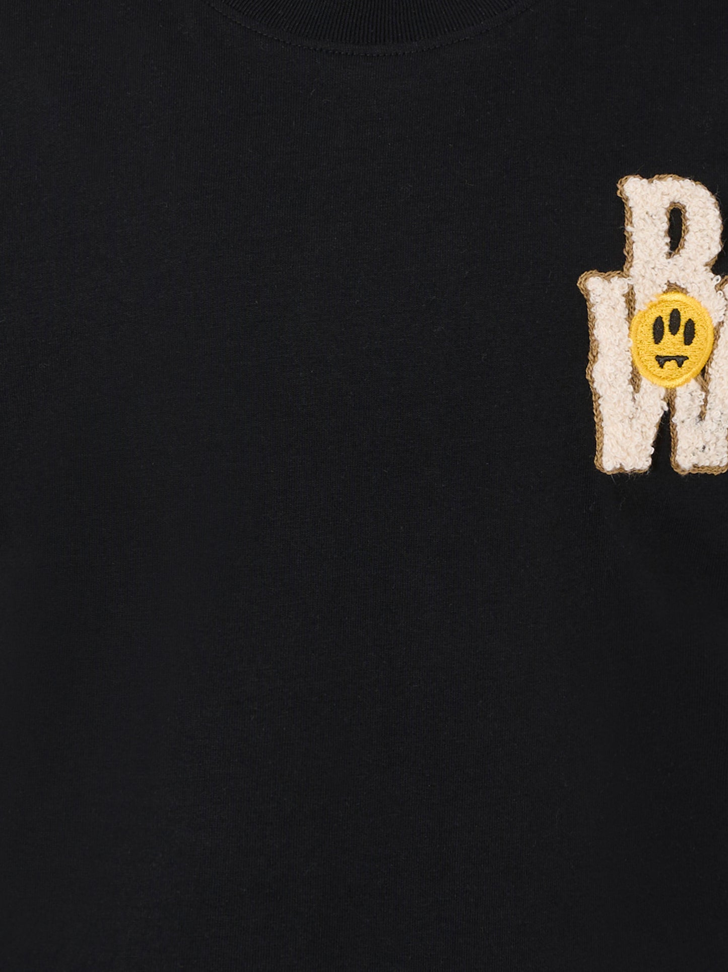 T-shirt nera per bambini con stampa Bear Baseball,Barrow,F5BKJUTH083 110