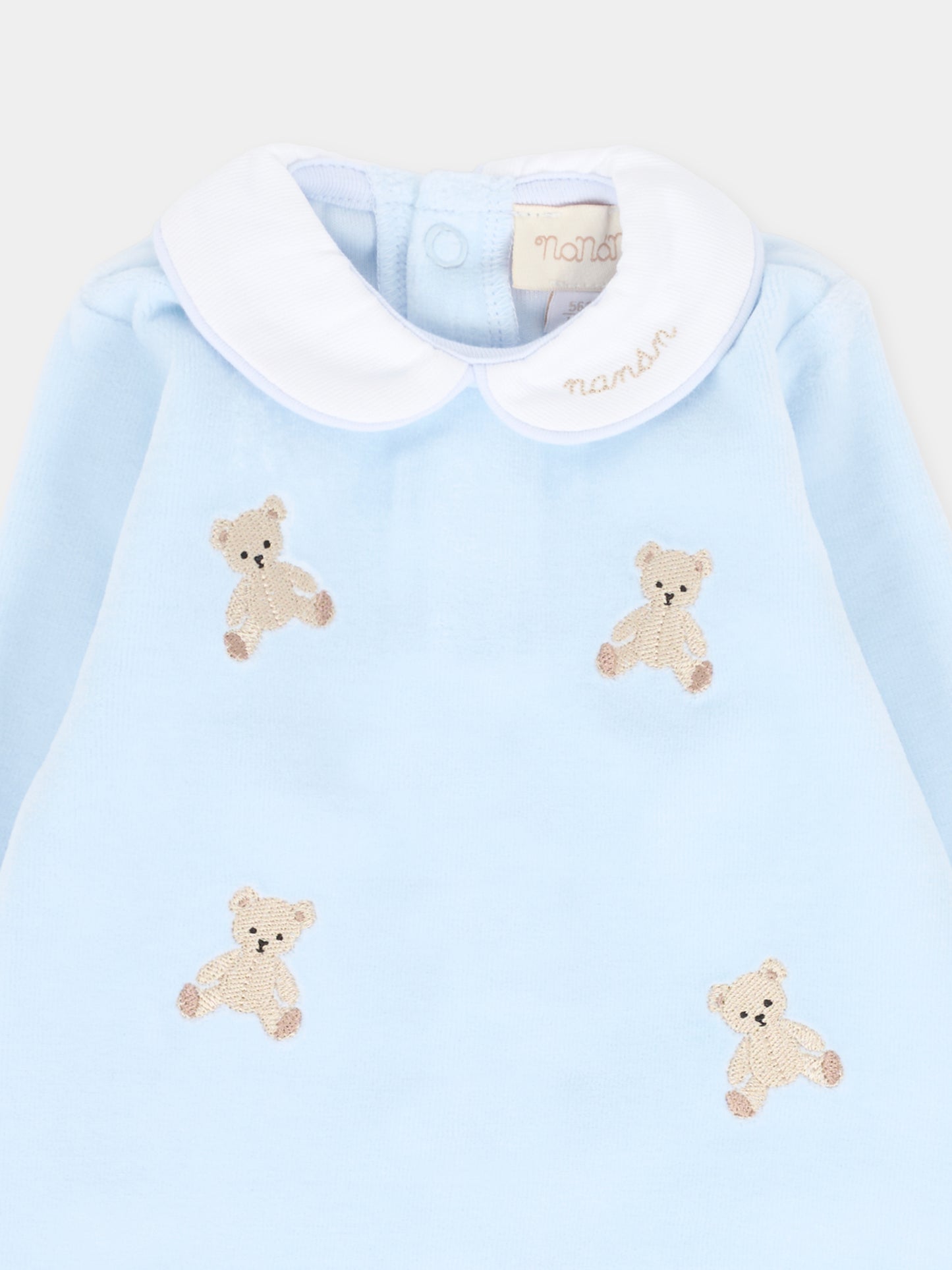 Tutina celeste per neonato con orsetti,Nanán,I25015A