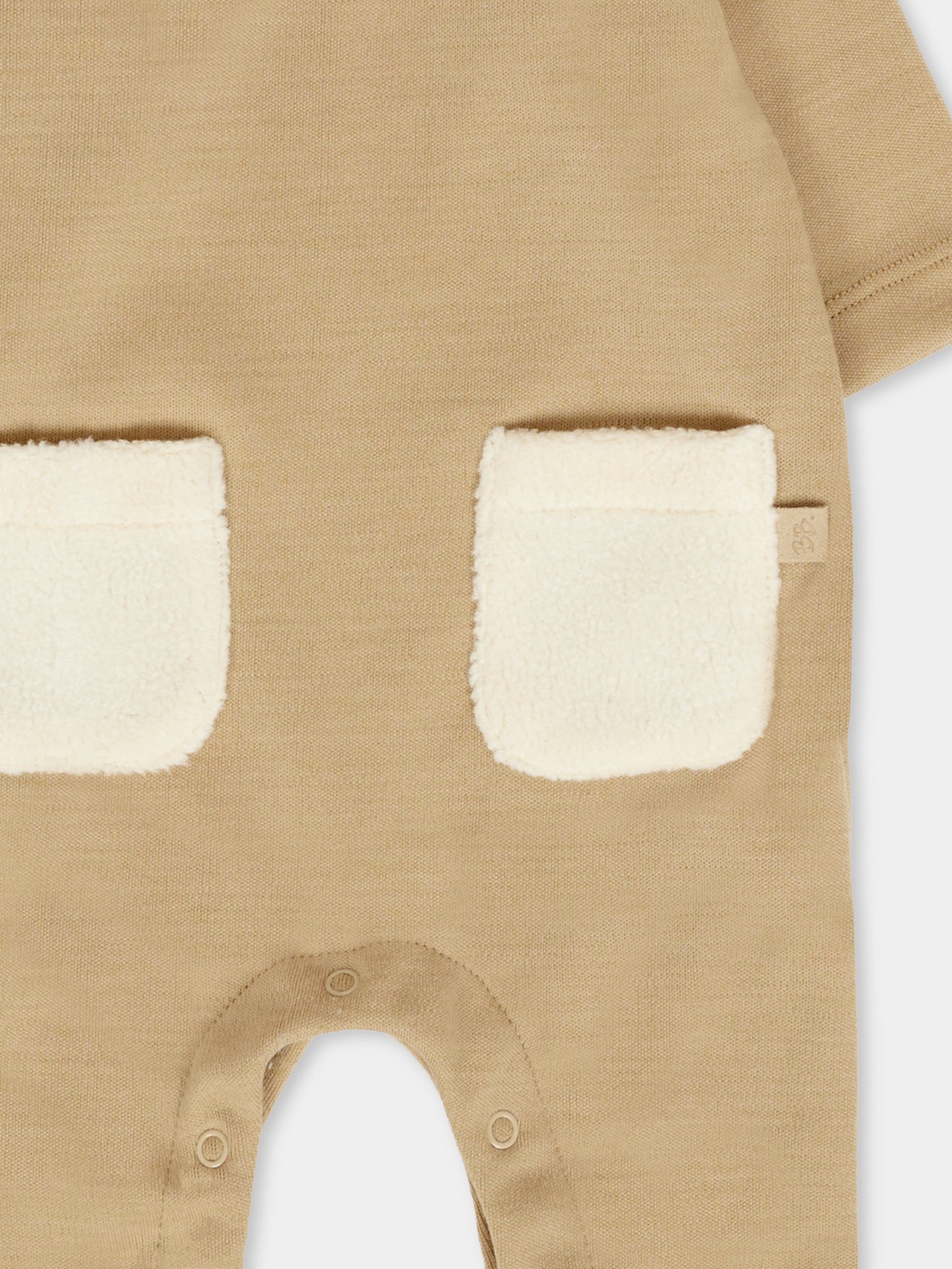 Tutina beige per neonati,Bamboom,1042 MOCHA SAND