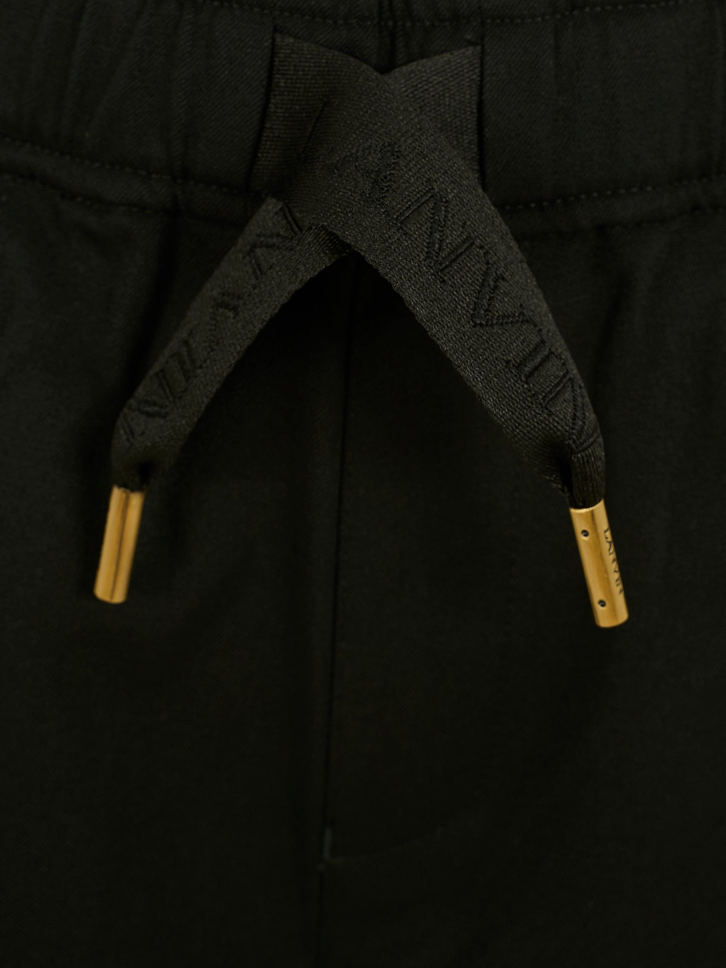 Pantaloni neri per bambino con logo,Lanvin Petite,N30303 09B