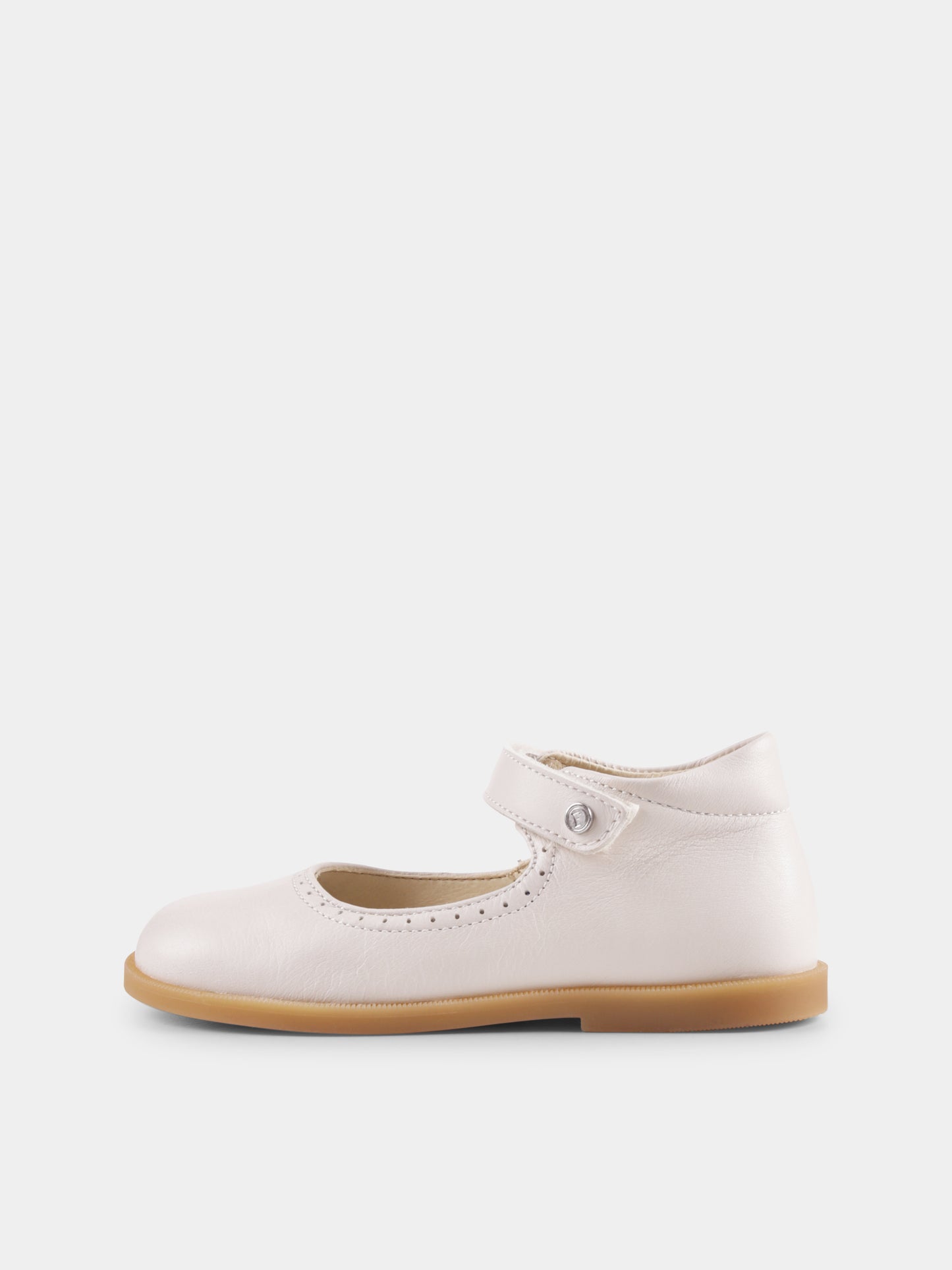 Ballerine Julipe avorio per neonata e bambina