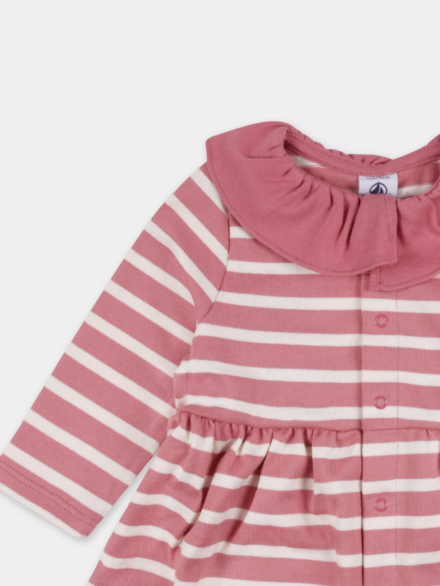 Vestito rosa per neonata,Petit Bateau,A0BKO 02