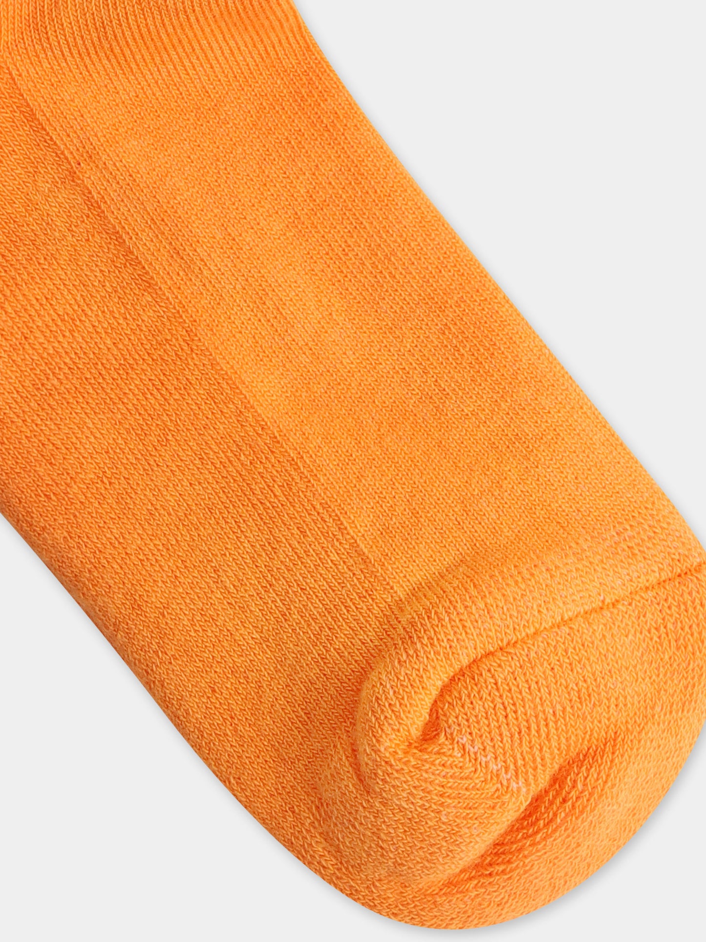 Calze arancioni per bambini con logo