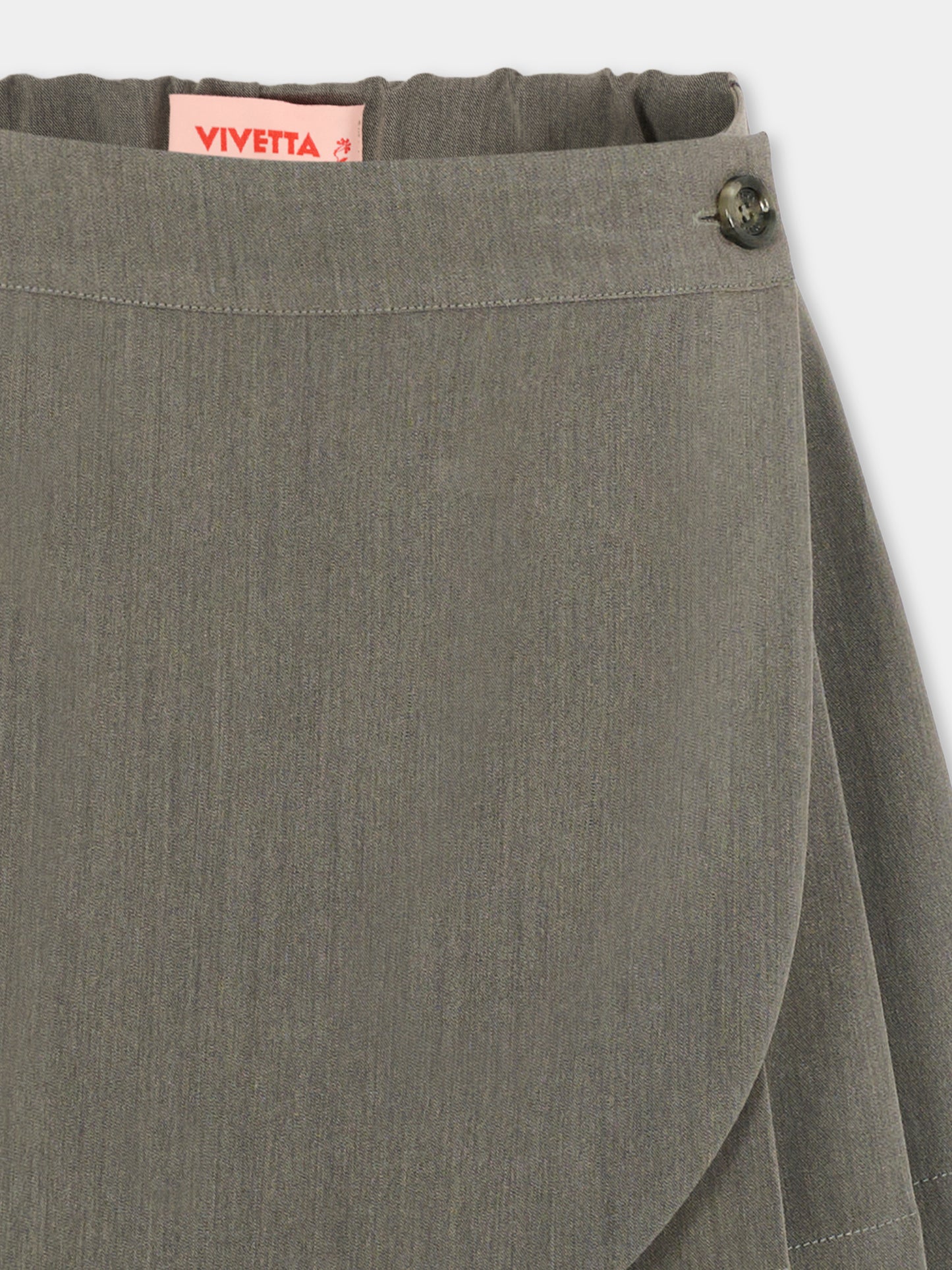 Gonna pantalone per bambina con cuore,Vivetta Kids,VI2514GR