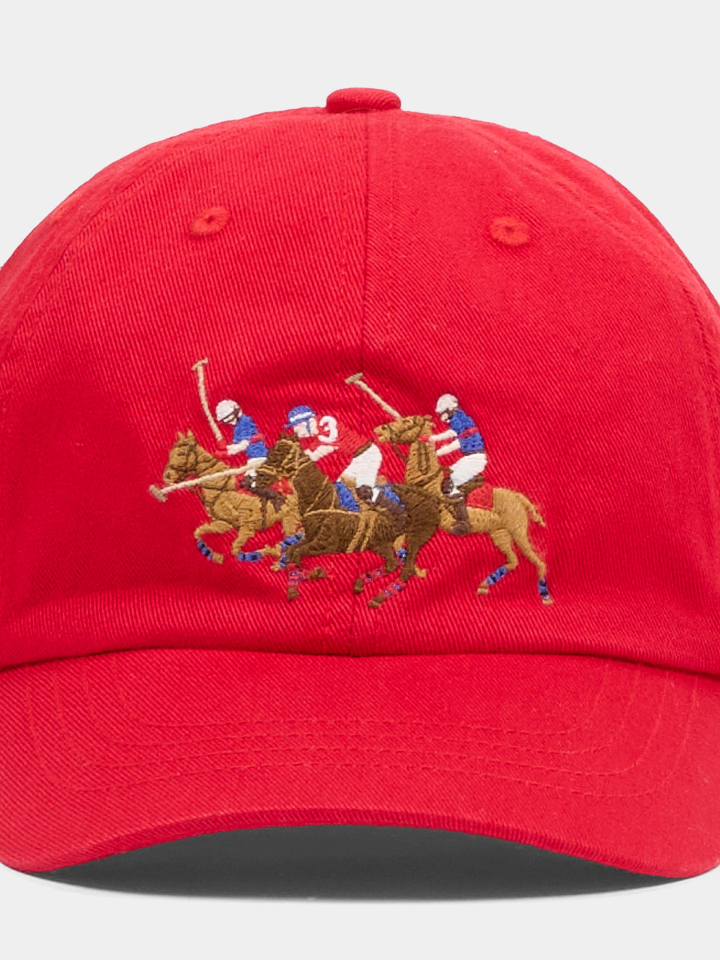 Cappello rosso per bambino con cavallino,Ralph Lauren Kids,A96611001