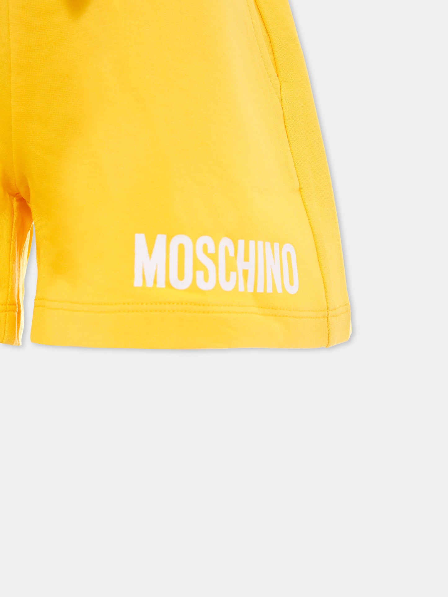 Completo giallo per bambina con Teddy Bear,Moschino Kids,HDG01D LCA19 50577