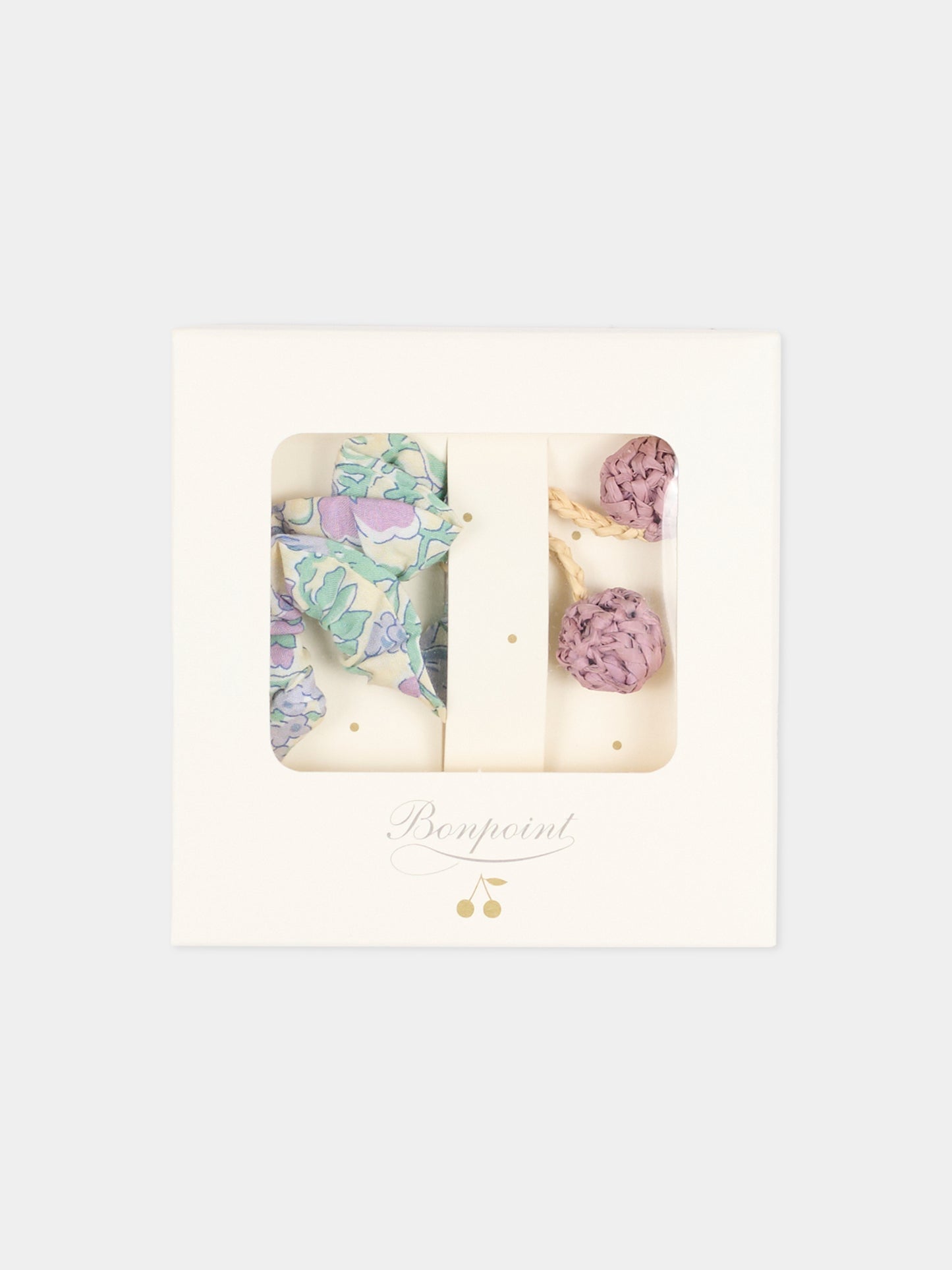 Elastico multicolor per bambina con ciliegie,Bonpoint,C06GHAW00002 556