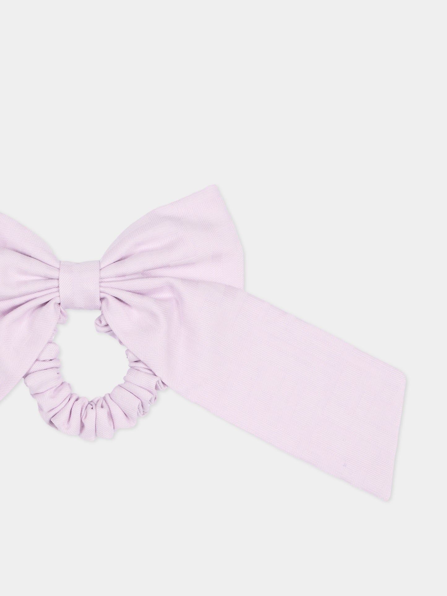 Elastico per capelli lilla per bambina con FF,Fendi Kids,JFP100 AWHA F0QF8