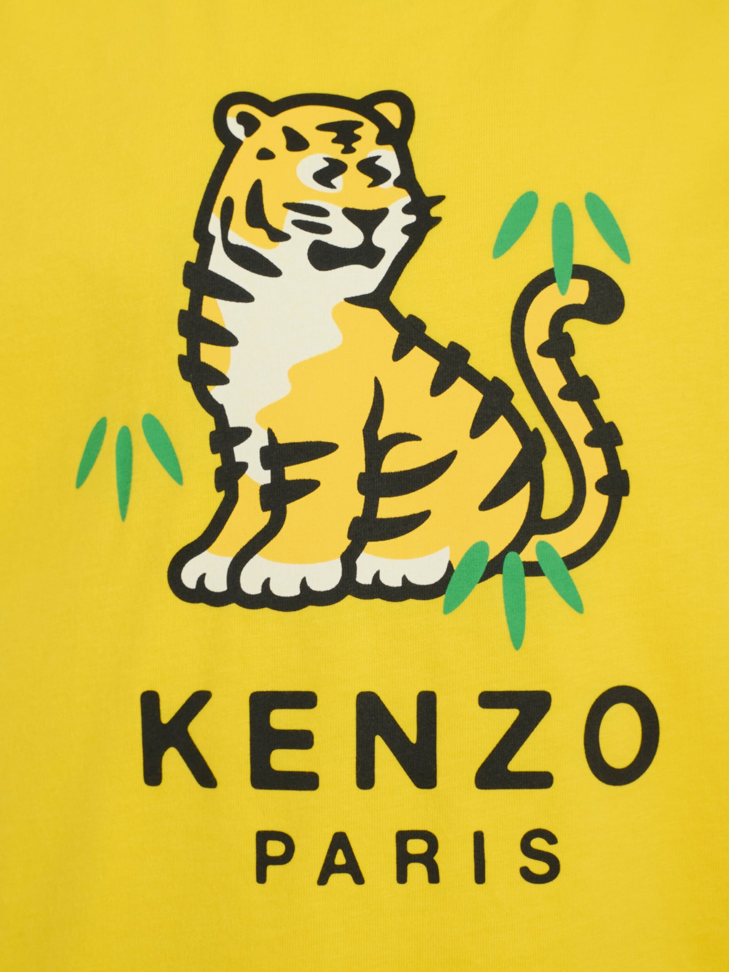 T-shirt gialla per bambino con Kotora,Kenzo Kids,K61052 525