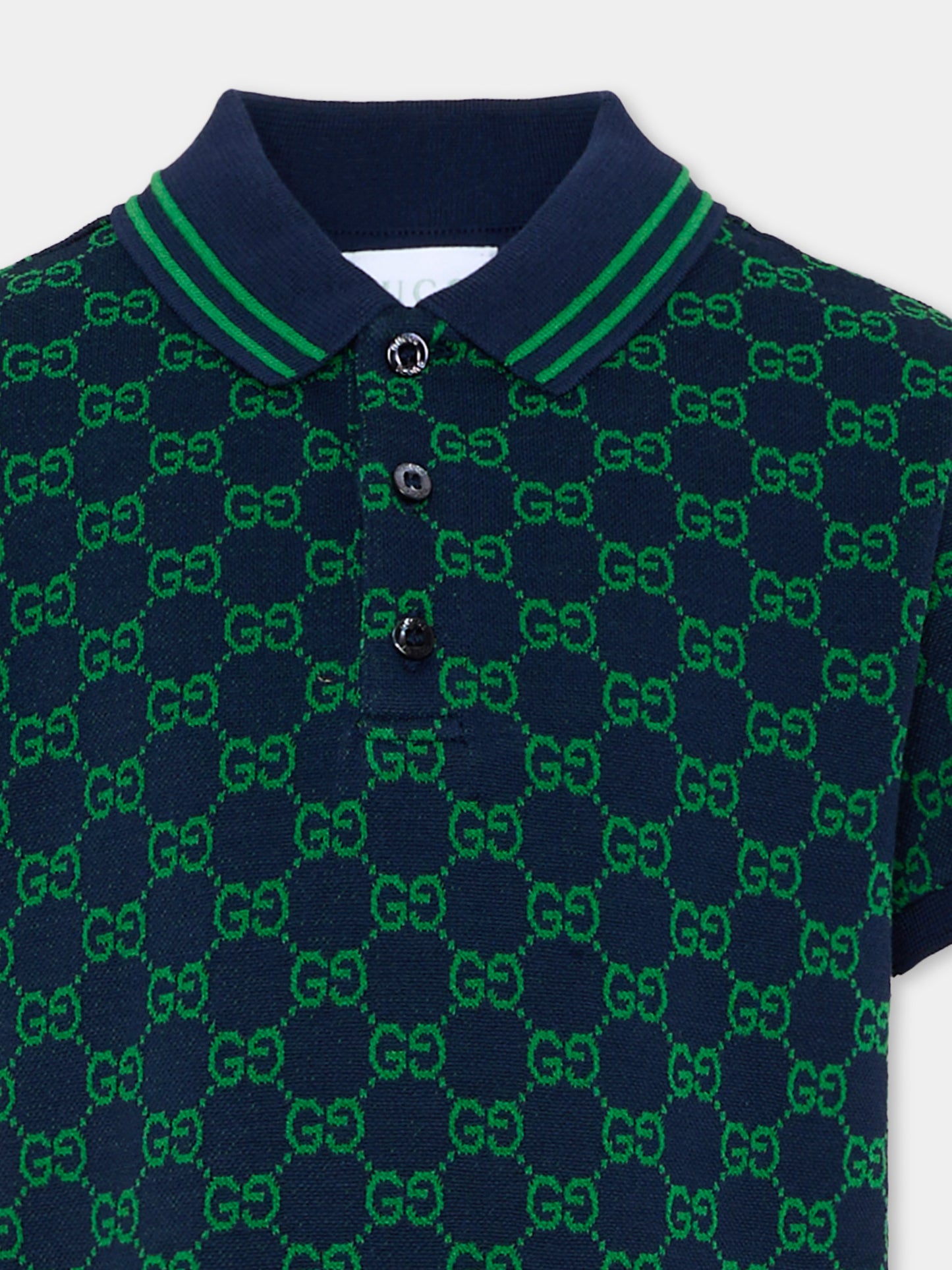 Polo multicolor GG per bambini