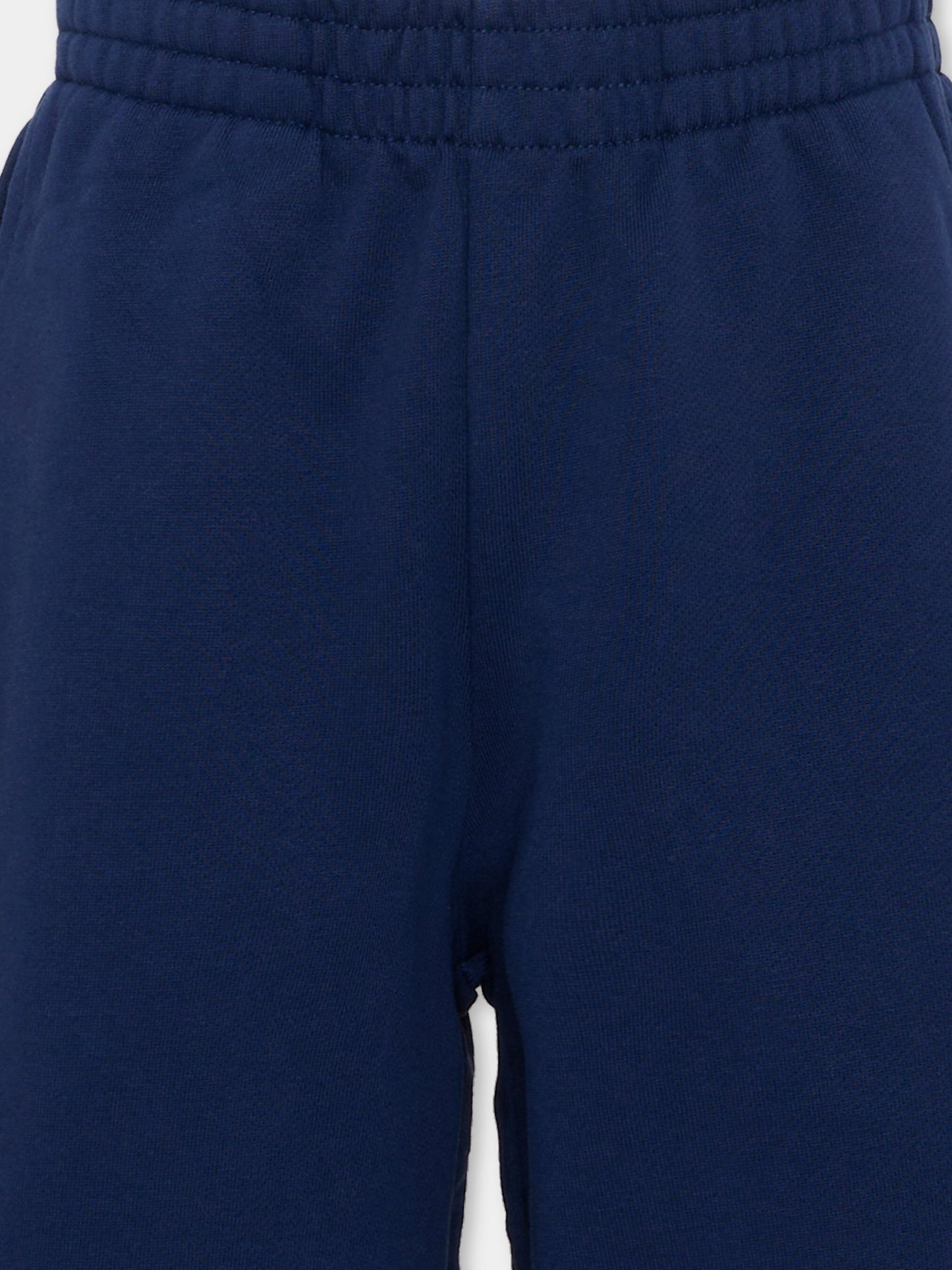 Shorts sportivi blu per bambini con logo,Kenzo Kids,K61696 84N