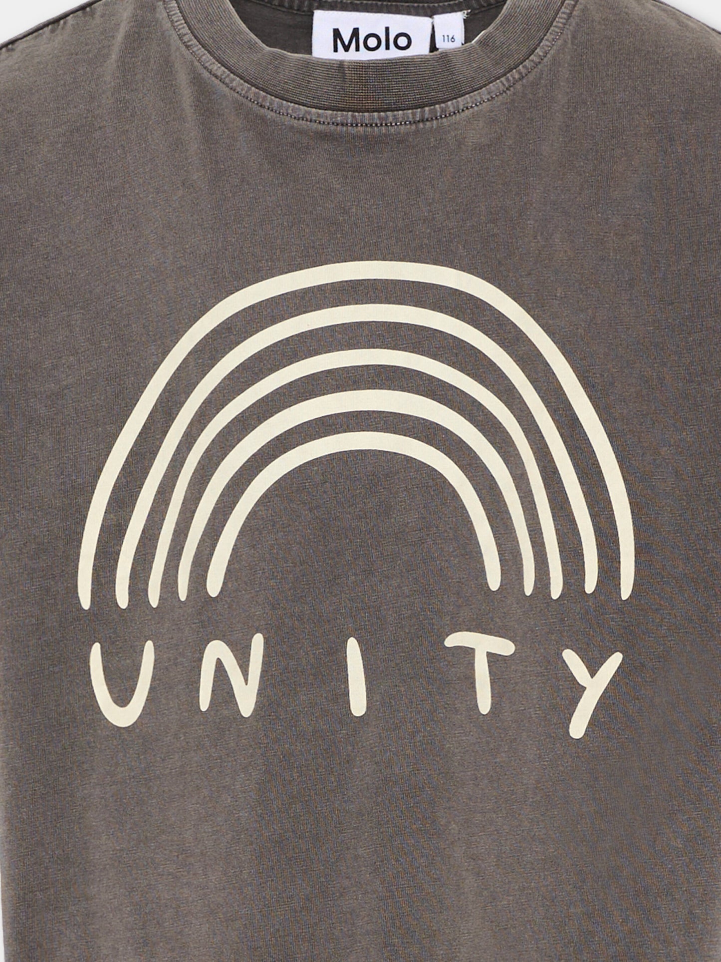 T-shirt grigia Rodney per bambini,Molo,1S26A216 9889