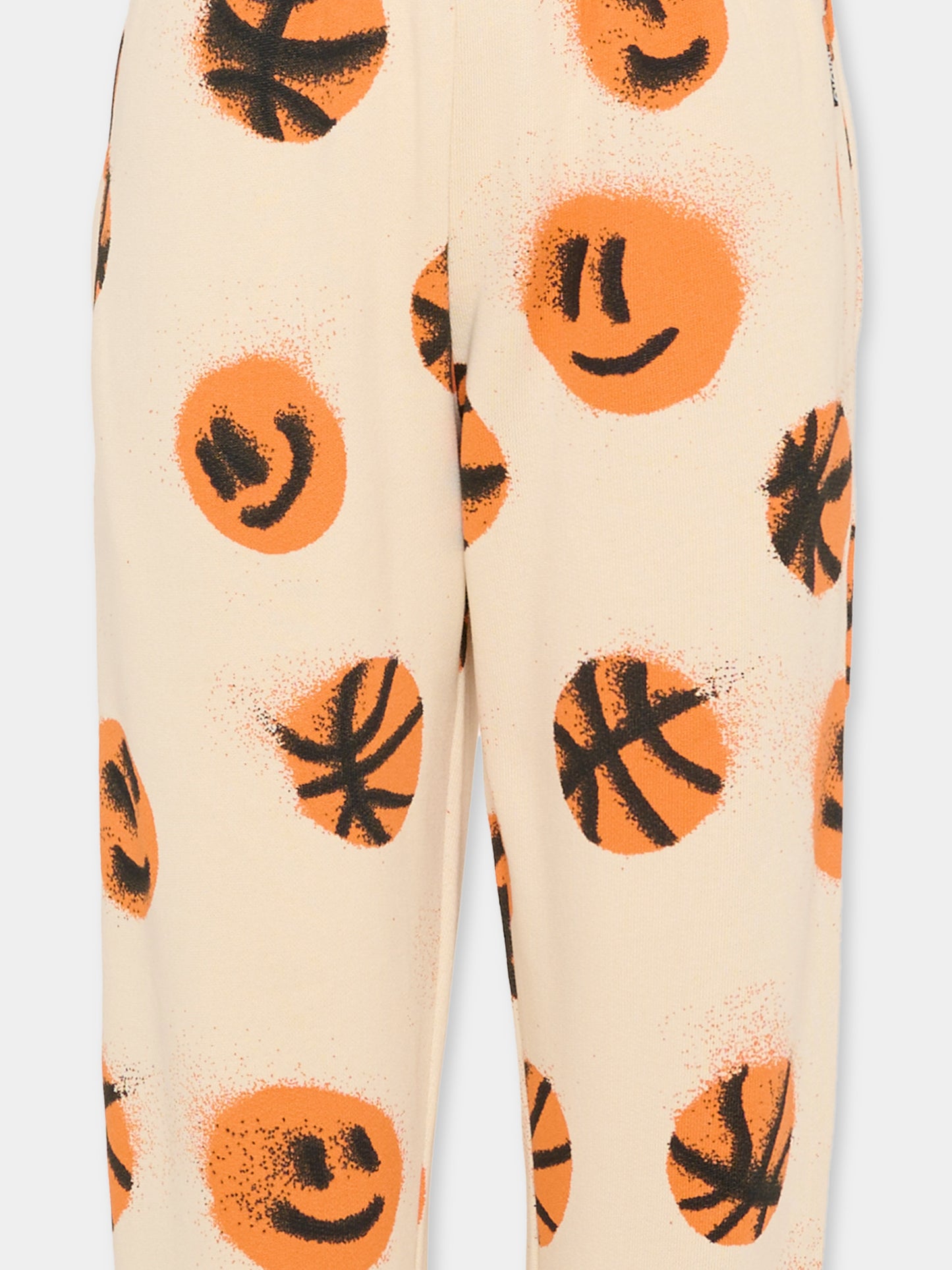 Pantaloni Adan beige per bambini con palla da basket,Molo,6S26I209 9544