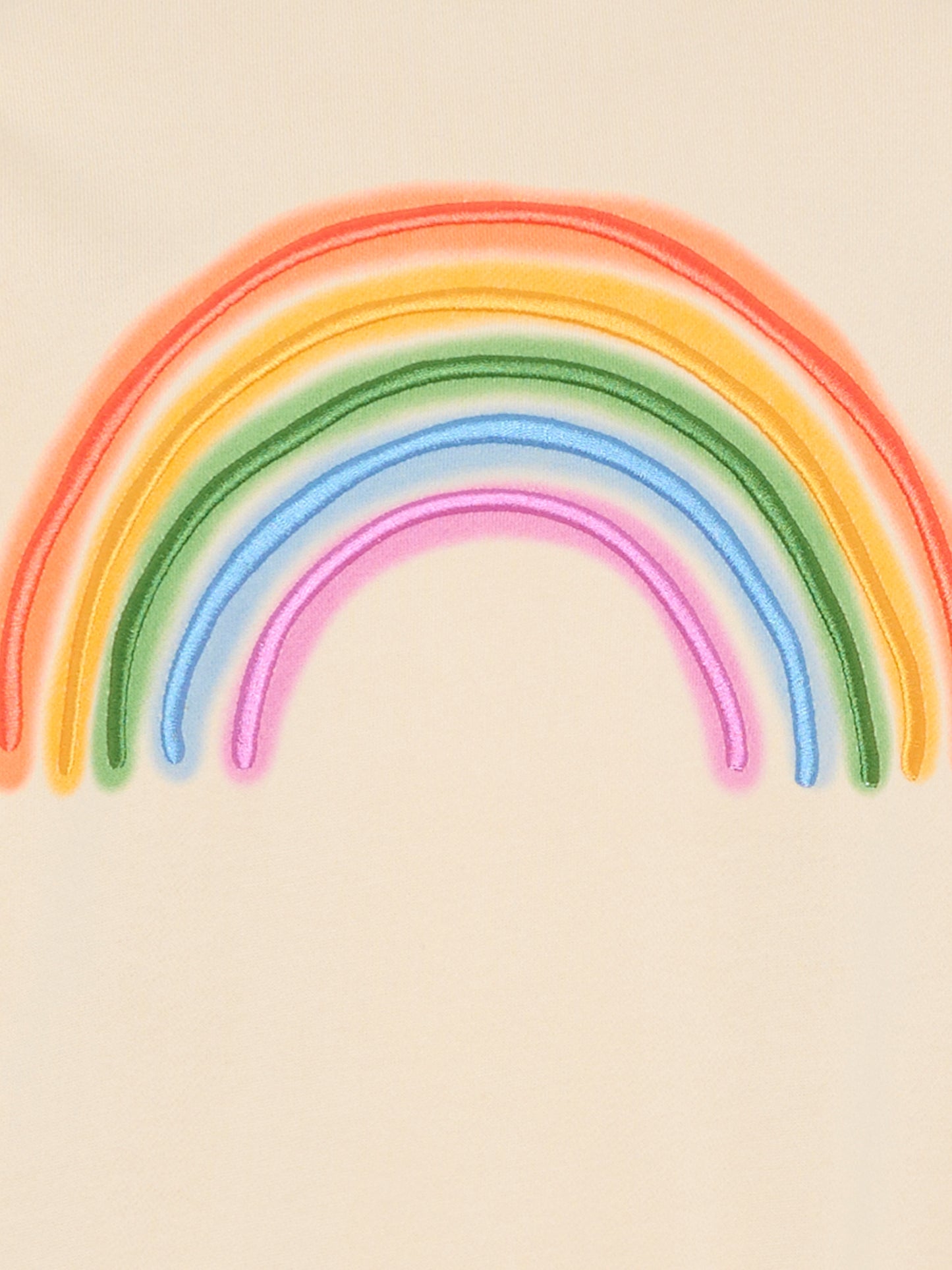 Felpa Monti beige per bambini con arcobaleno,Molo,6S26J204 9821