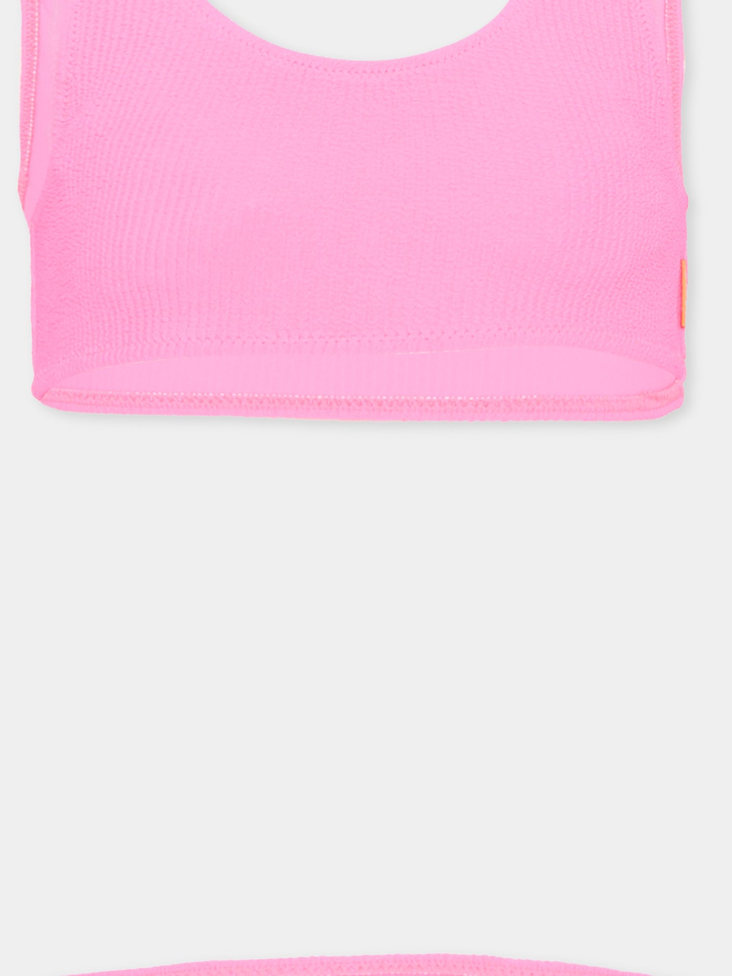 Bikini fucsia Nola Crepe per bambina