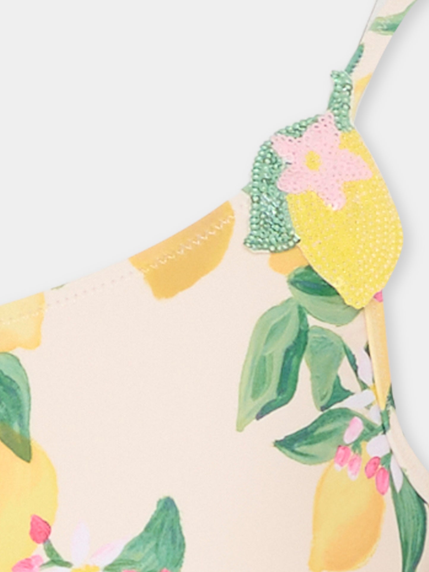 Bikini Naja multicolor per bambina con limoni,Molo,8S26P109 9505