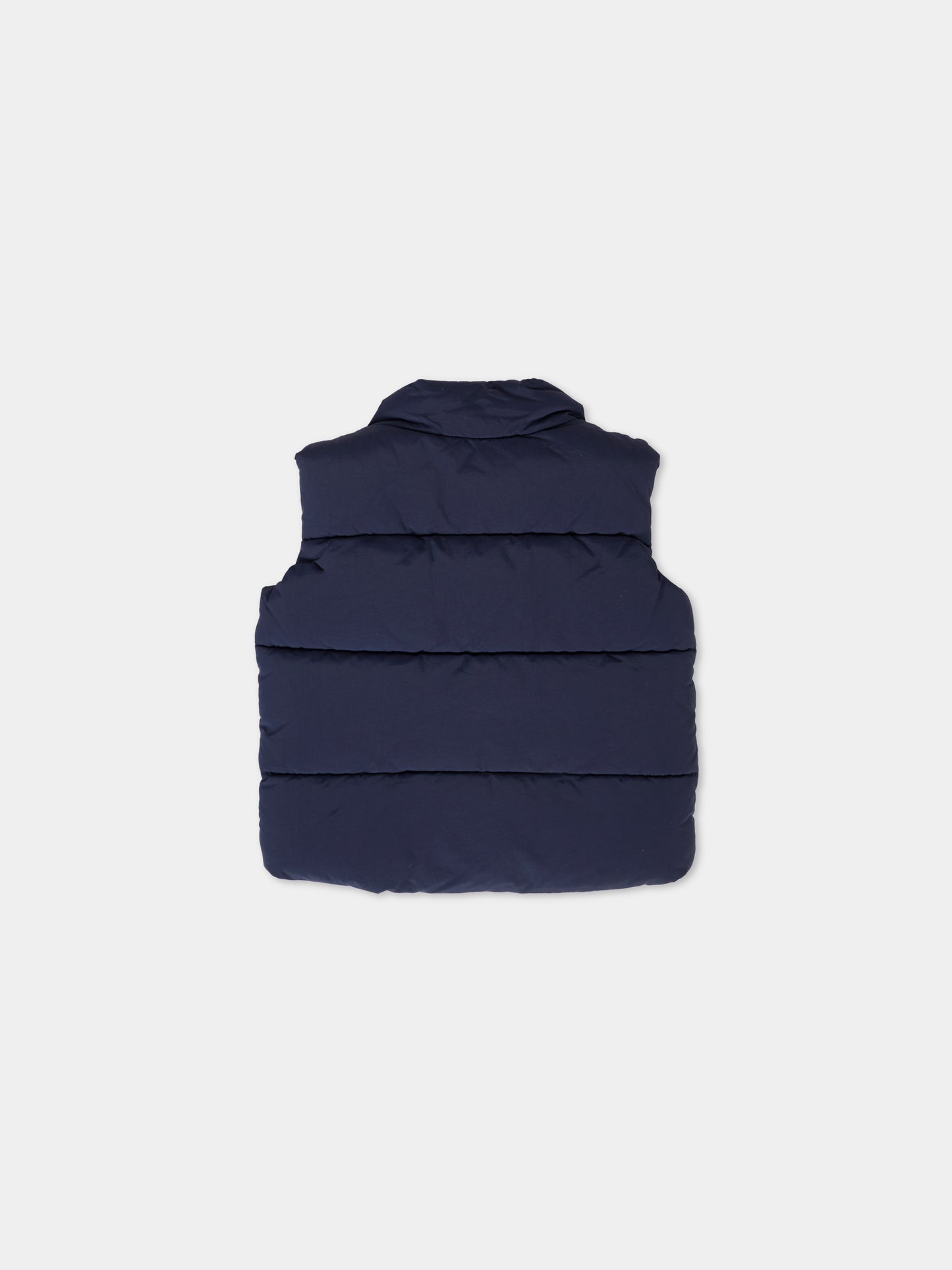 Gilet blu per neonato con logo,Timberland,T60341 83D