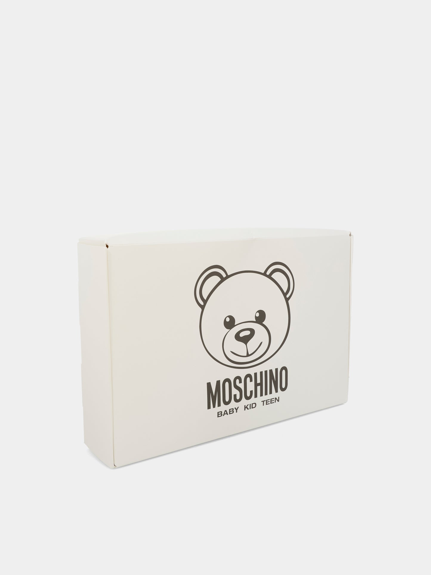 Vestito rosa per neonata con Teddy Bear,Moschino Kids,MDV0C5 LAA27 50209