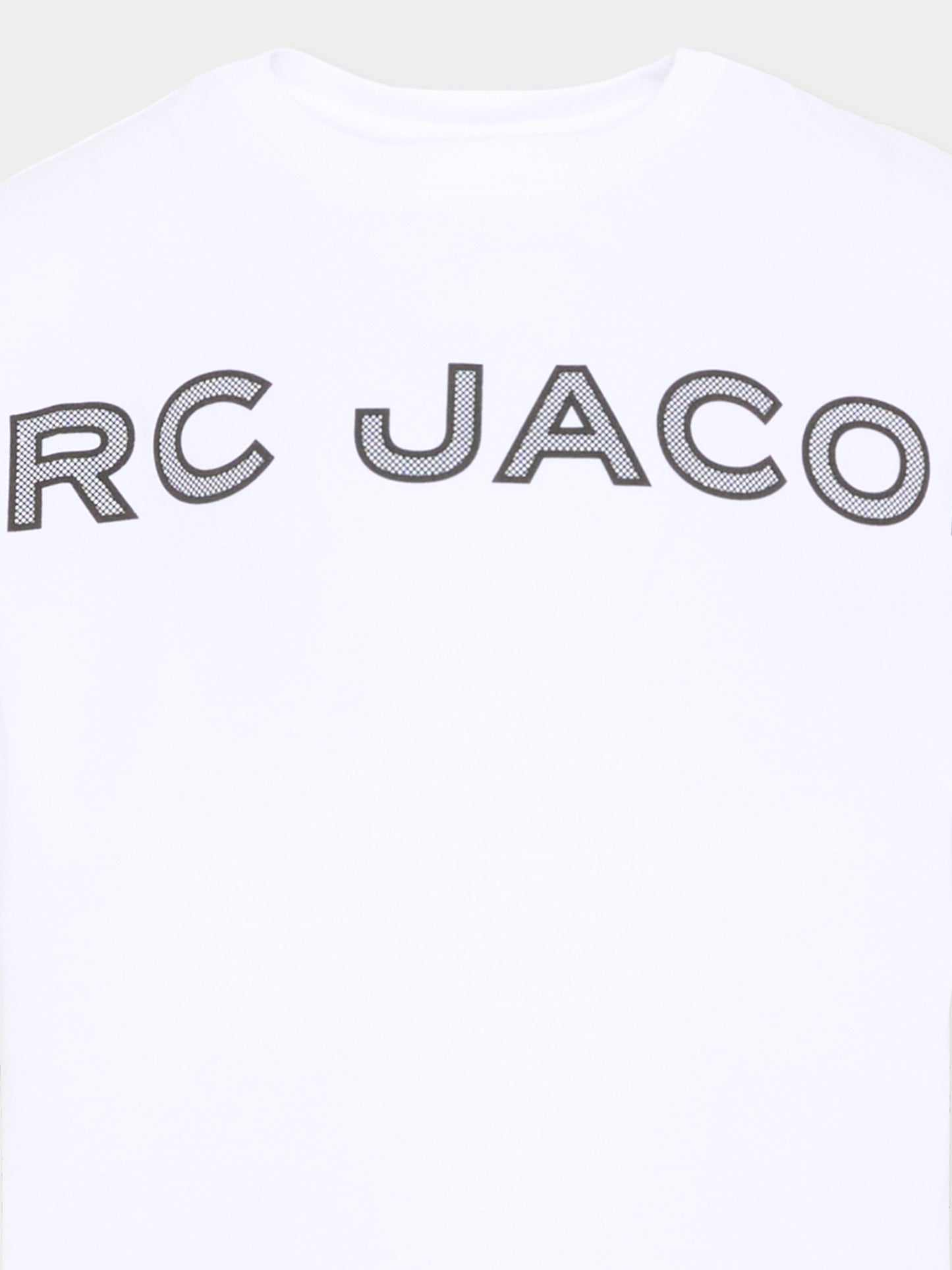 T-shirt bianca per bambini con logo,Marc Jacobs,W60766 10P