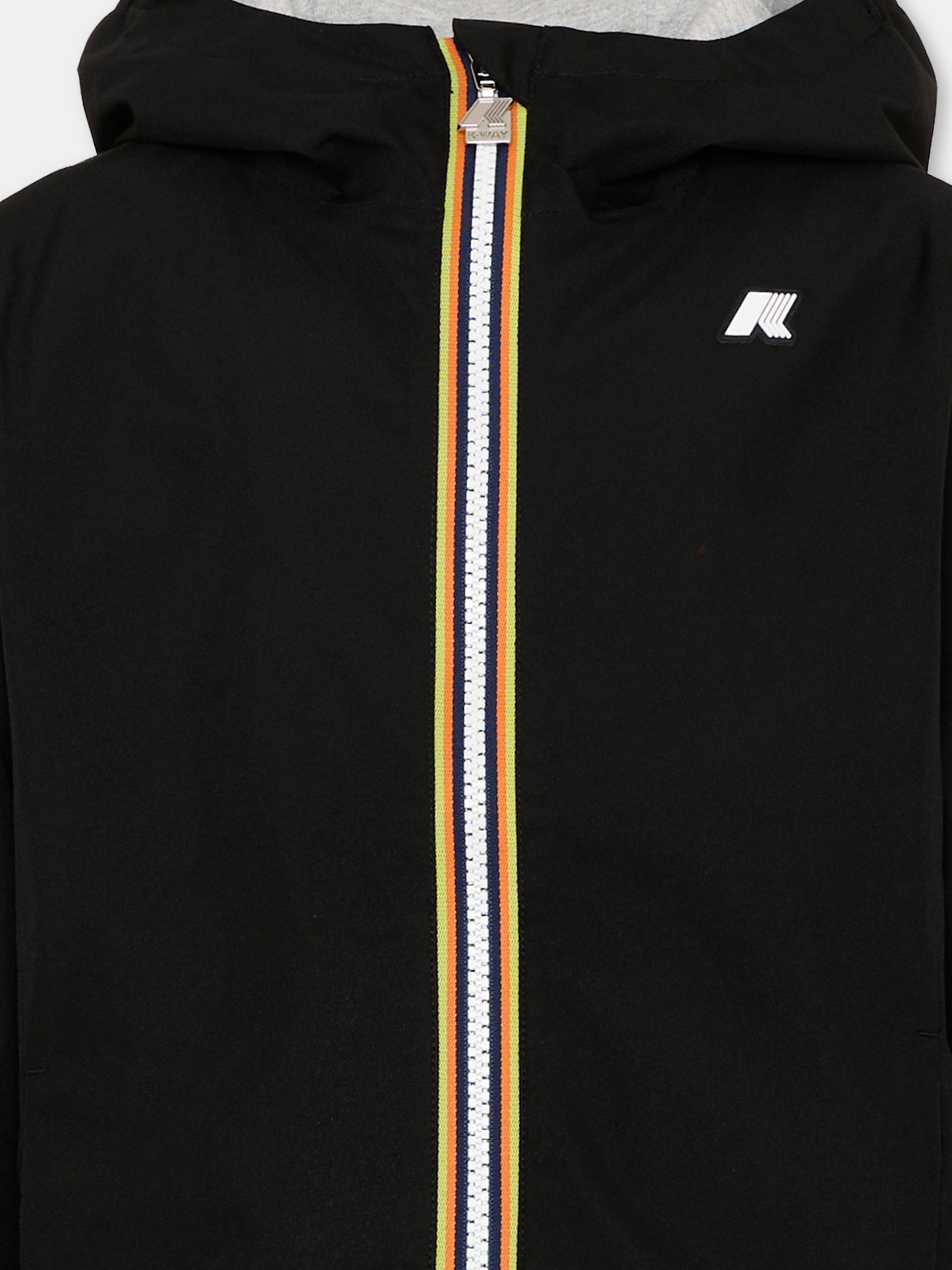 Giacche a vento nero per bambina,K-way,K2148PW USY