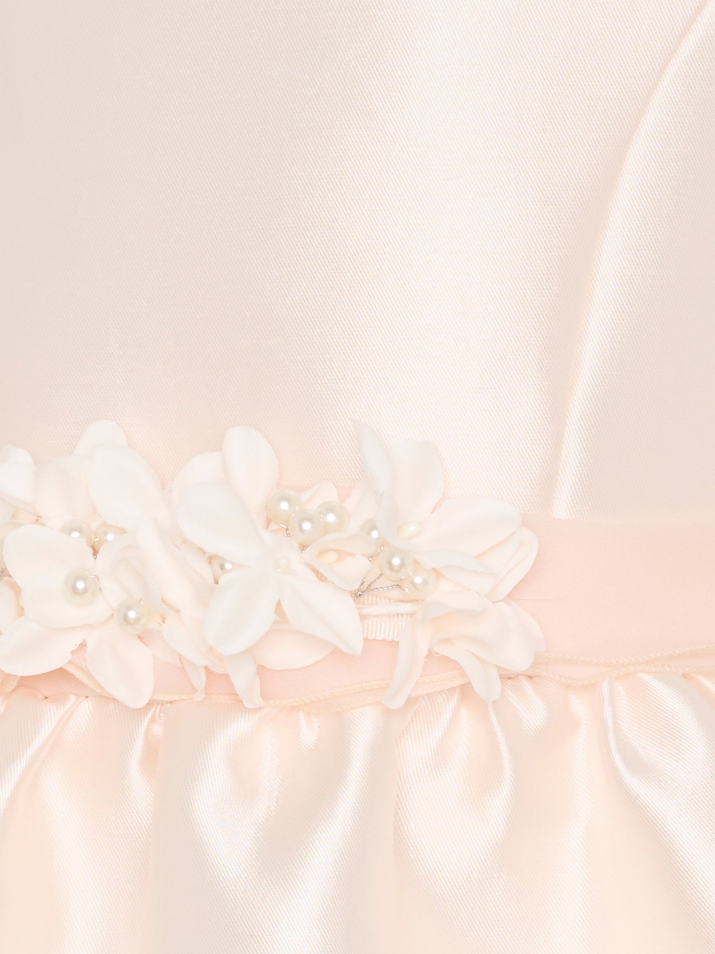 Vestito rosa per bambina con fiori,Monnalisa,71G912 - 7304 - 0092