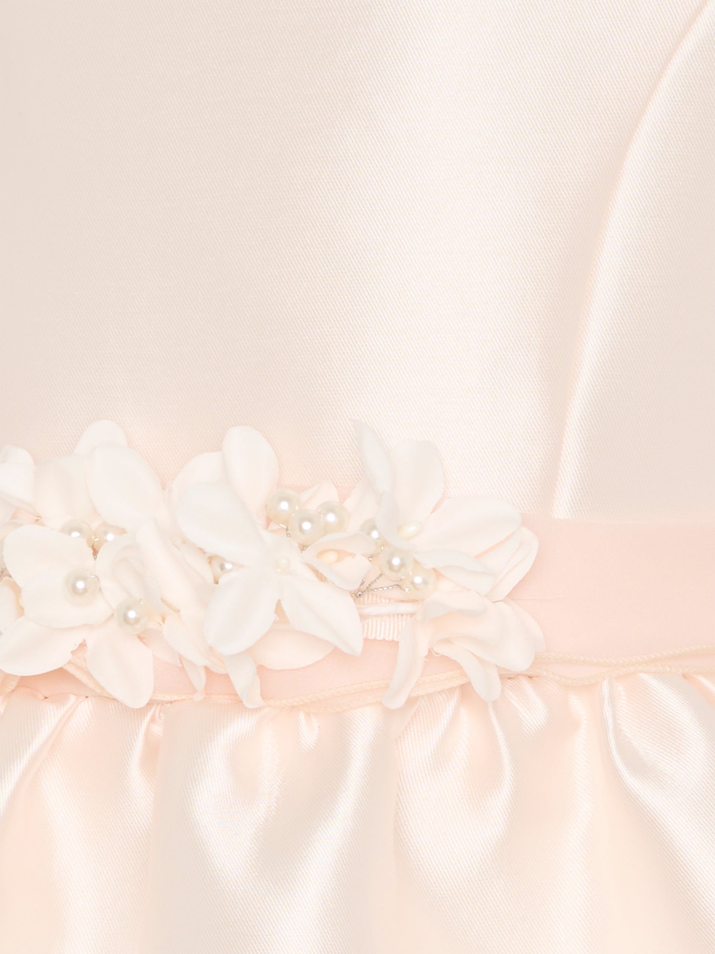 Vestito rosa per bambina con fiori,Monnalisa,71G912 - 7304 - 0092