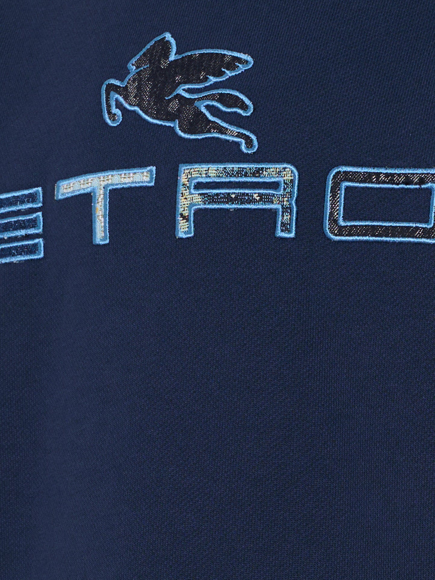 Felpa blu per bambini con Pegaso,Etro,GY4P50-Z3183 617